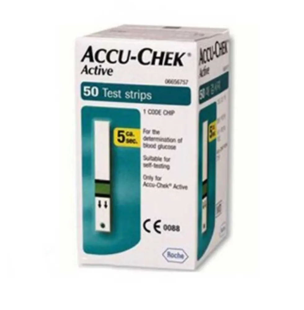 نوار تست قند خون آکیو چک اکتیو ACCU CHEK ACTIVE TEST STRIP