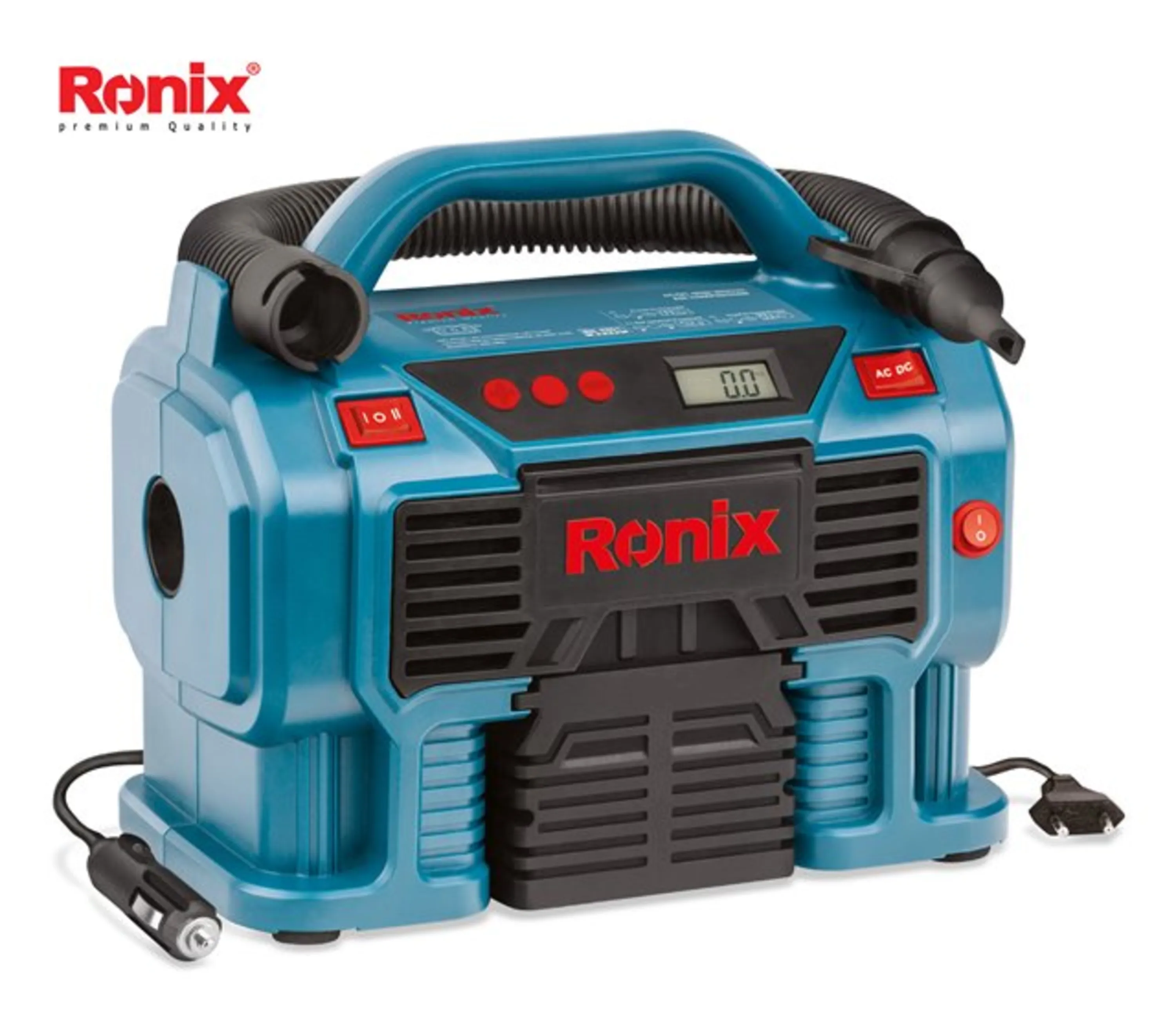 مینی کمپرسور سه کاره فندکی و برق شهری رونیکس مدل RH-4261 مینی کمپرسور سه کاره فندکی و برق شهری رونیکس مدل RH-4261