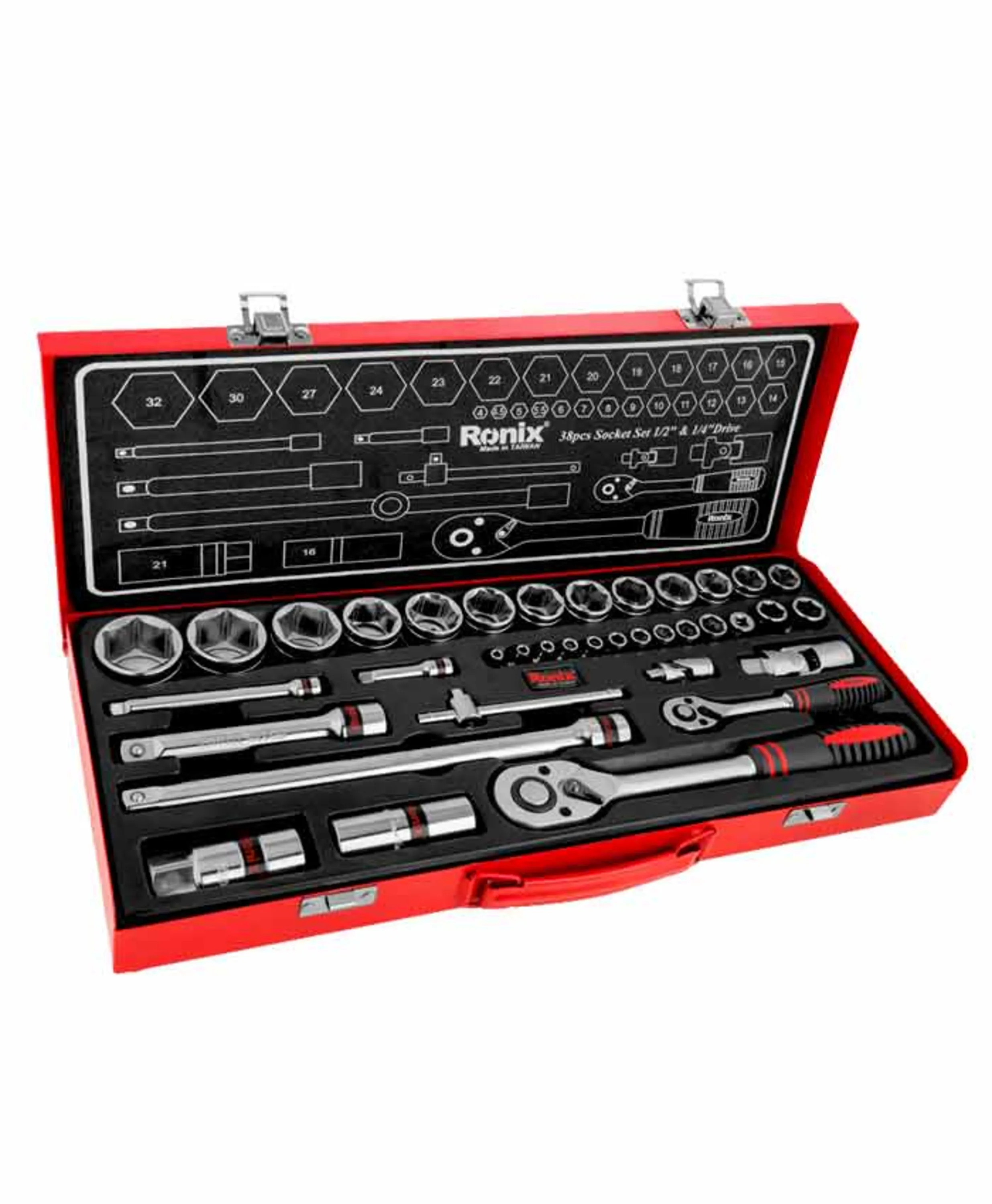 جعبه بکس رونیکس 20 پارچه 1.2 اینچ مدل RH-2620