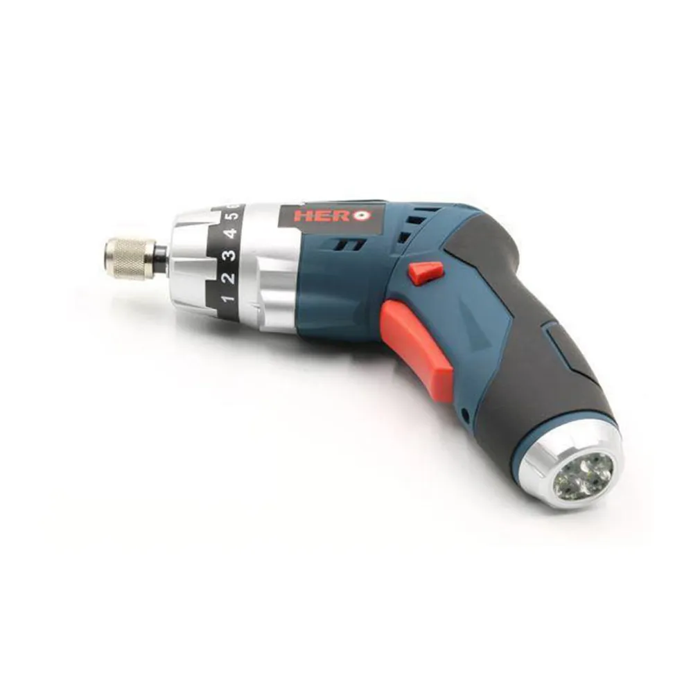 دریل پیچگوشتی شارژی تاشو هیرو HE-6736