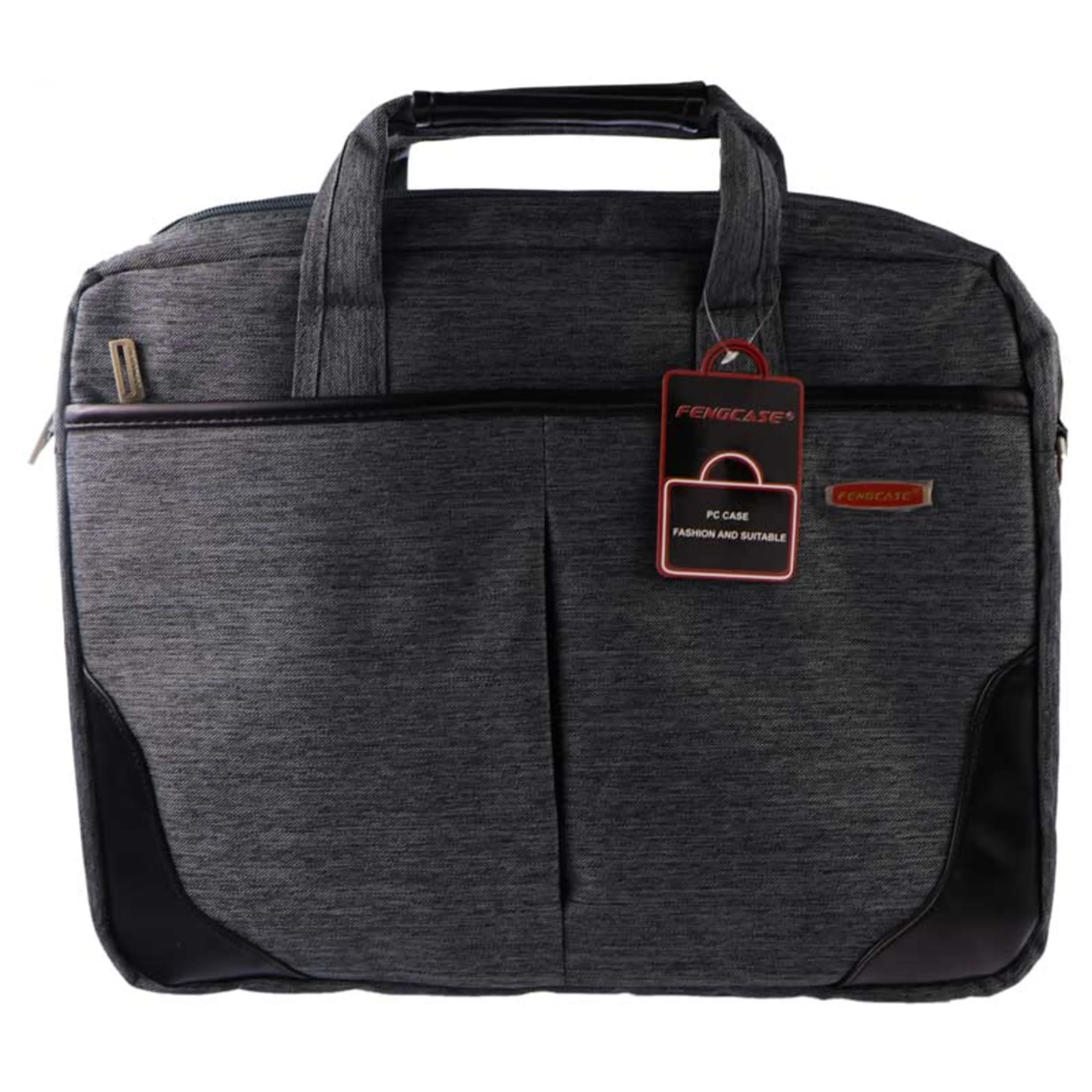 کیف لپ تاپ دوشی Fengcase طوسی کیف لپ تاپ دوشی Fengcase طوسی