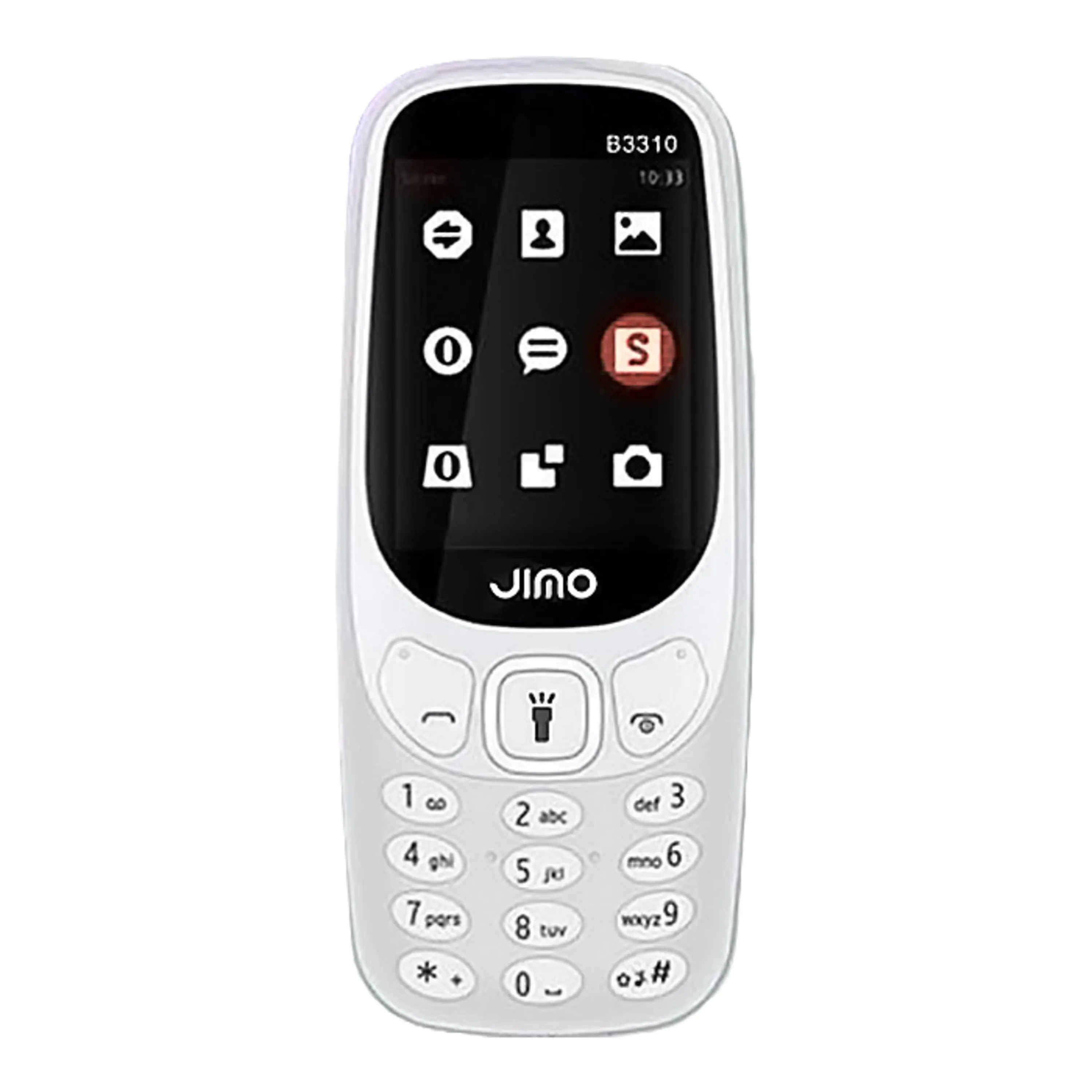 گوشی موبایل دکمه ای جیمو مدل B3310 دو سیم کارت با ظرفیت 64 مگابایت   گوشی موبایل دکمه ای جیمو مدل B3310 دو سیم کارت با ظرفیت 64 مگابایت