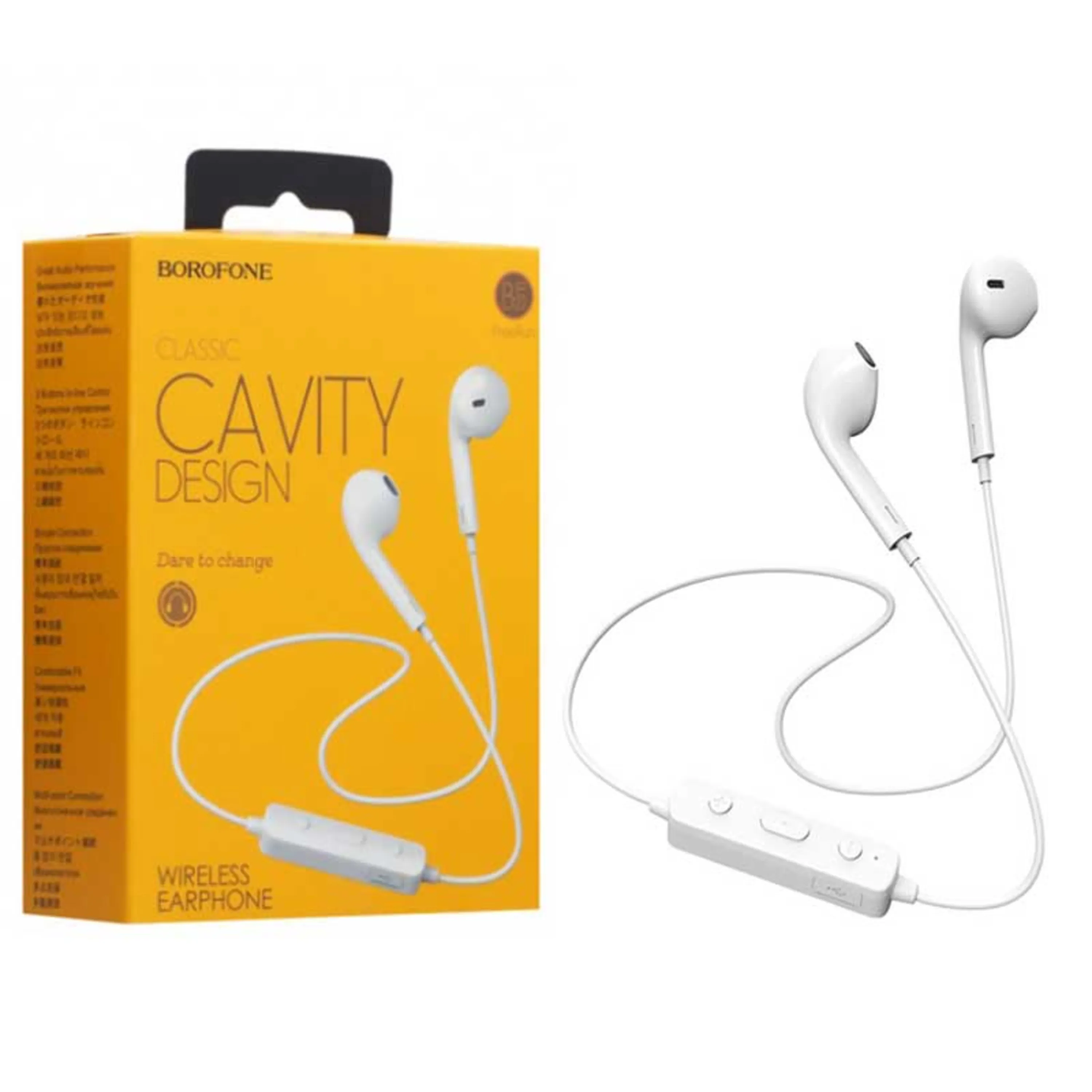 هندزفری بلوتوث Borofone BE22 سفید