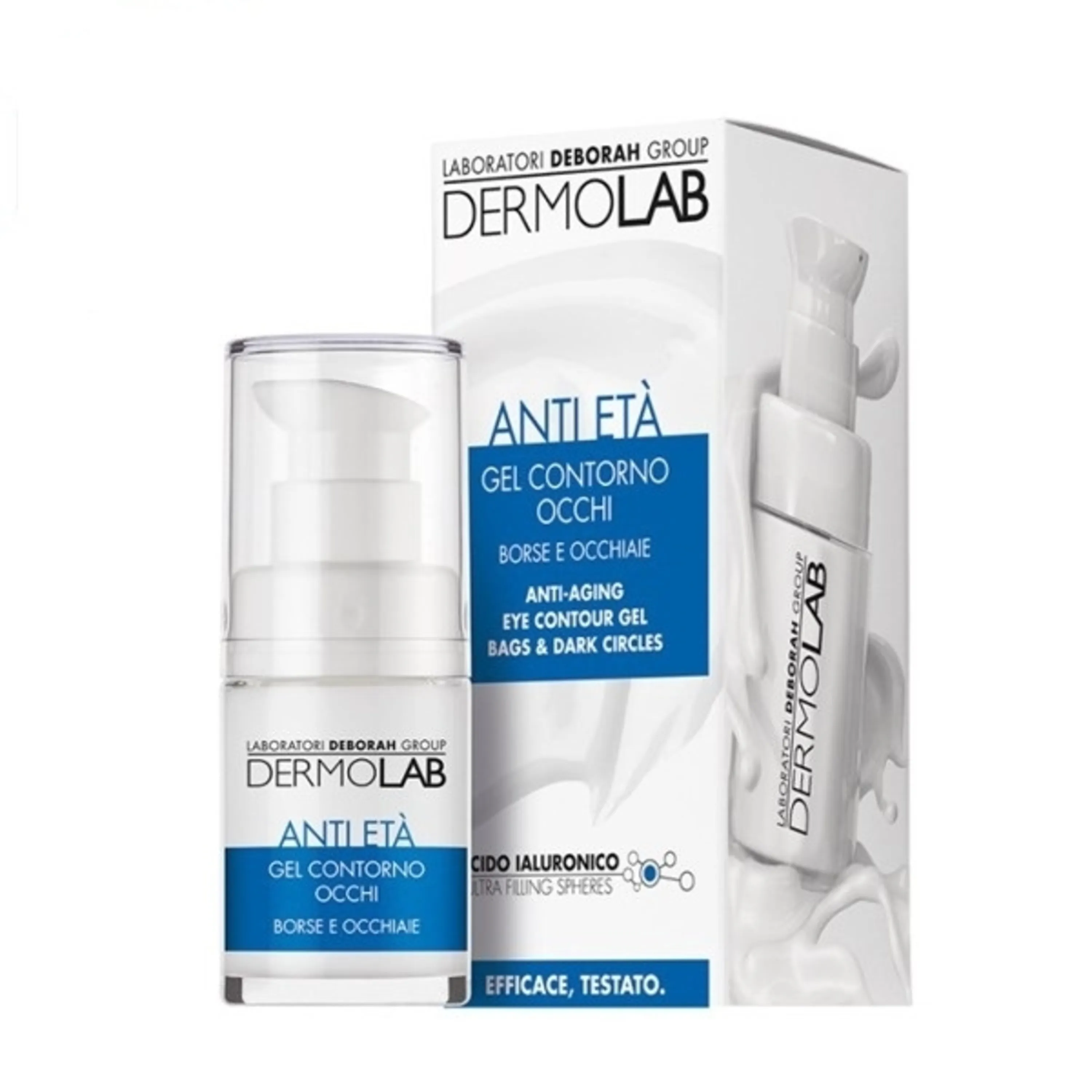 ژل ضد پف و ضد تیرگی و ضد پیری دور چشم درمولب ژل ضد پف و ضد تیرگی و ضد پیری دور چشم درمولب