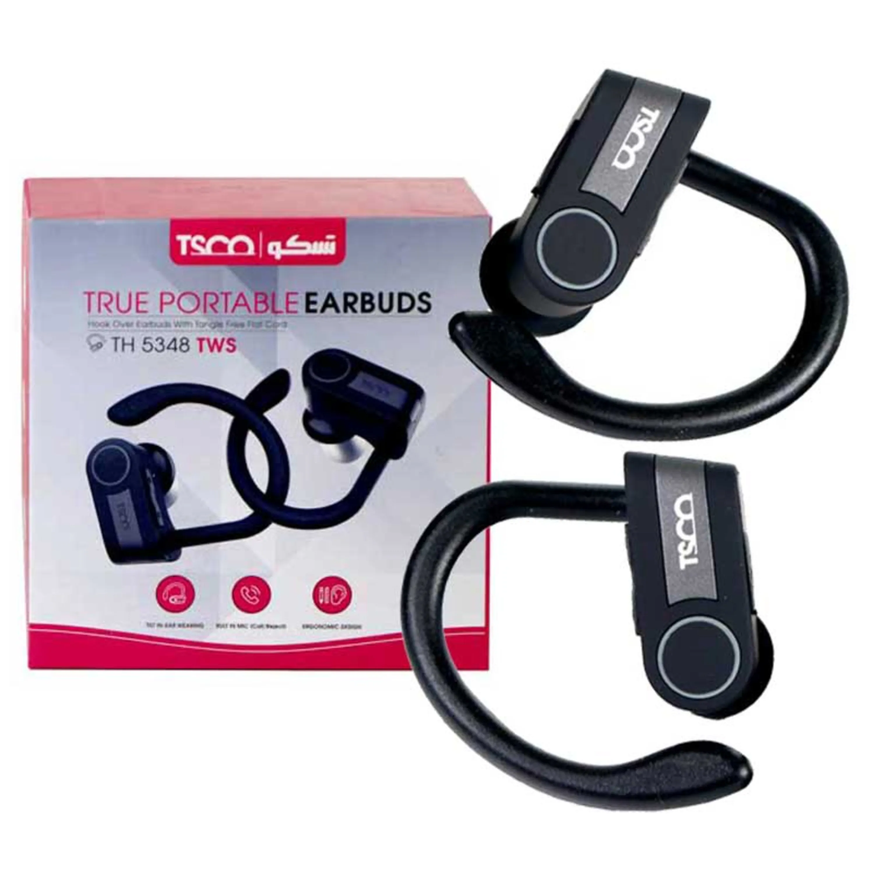 هندزفری بلوتوث دوتایی TSCO TWS TH5348 طوسی