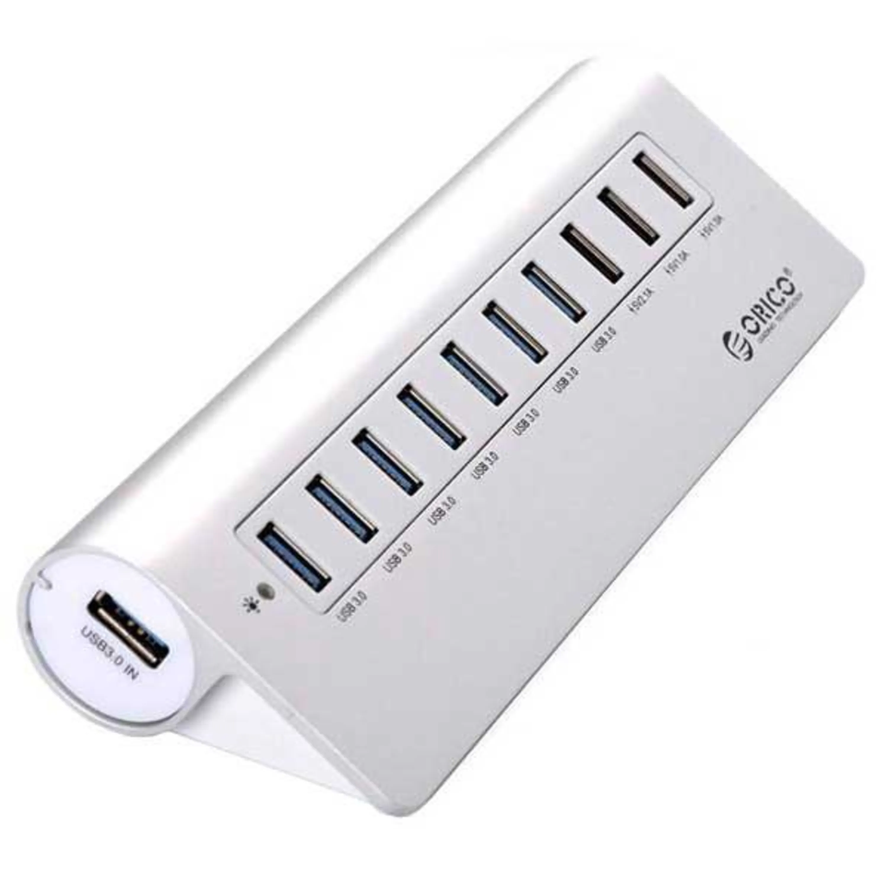 هاب اوریکو Orico M3H73P USB3.0 10Port + شارژر هاب اوریکو Orico M3H73P USB3.0 10Port + شارژر