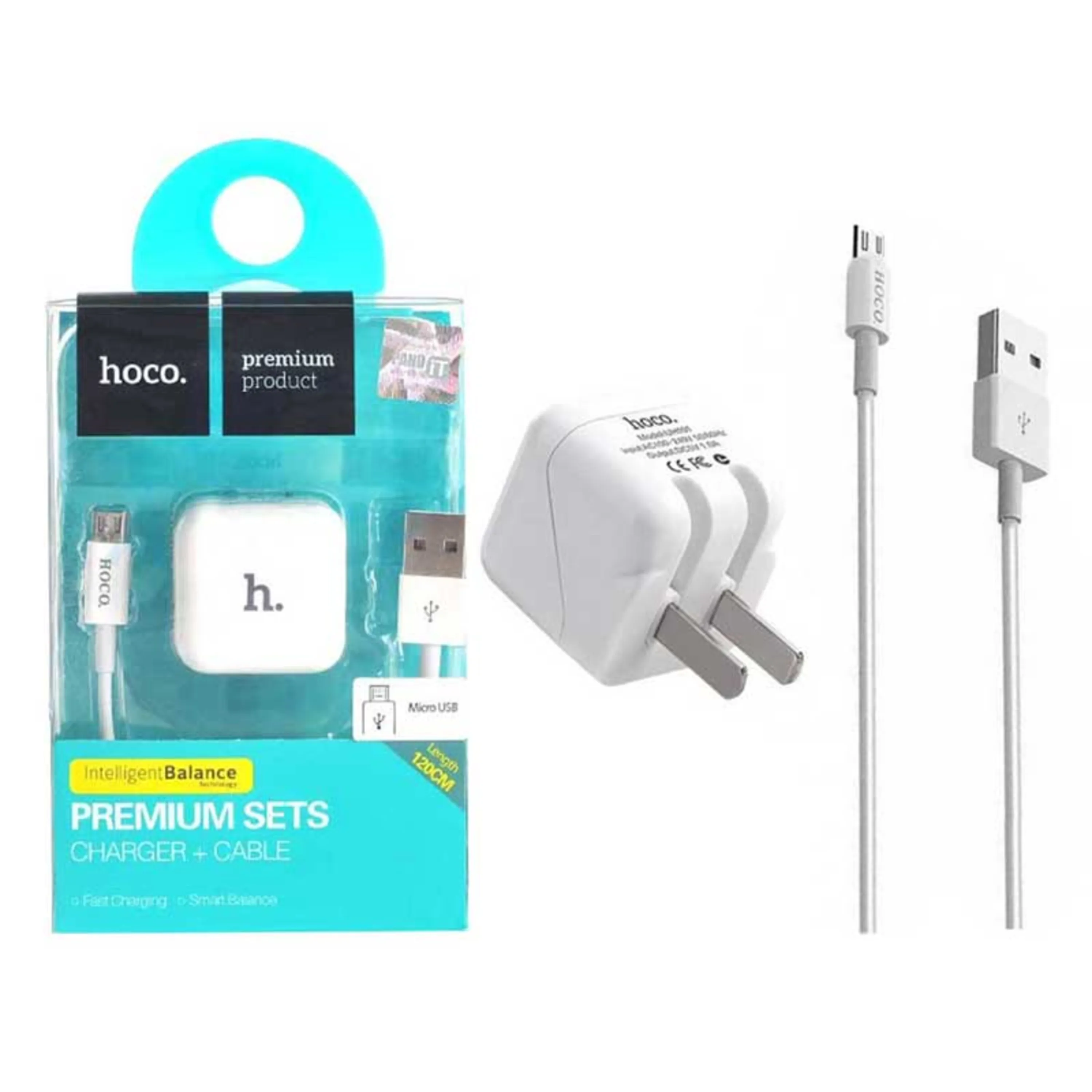 شارژر Hoco UH101 + کابل میکرو یو اس بی شارژر Hoco UH101 + کابل میکرو یو اس بی