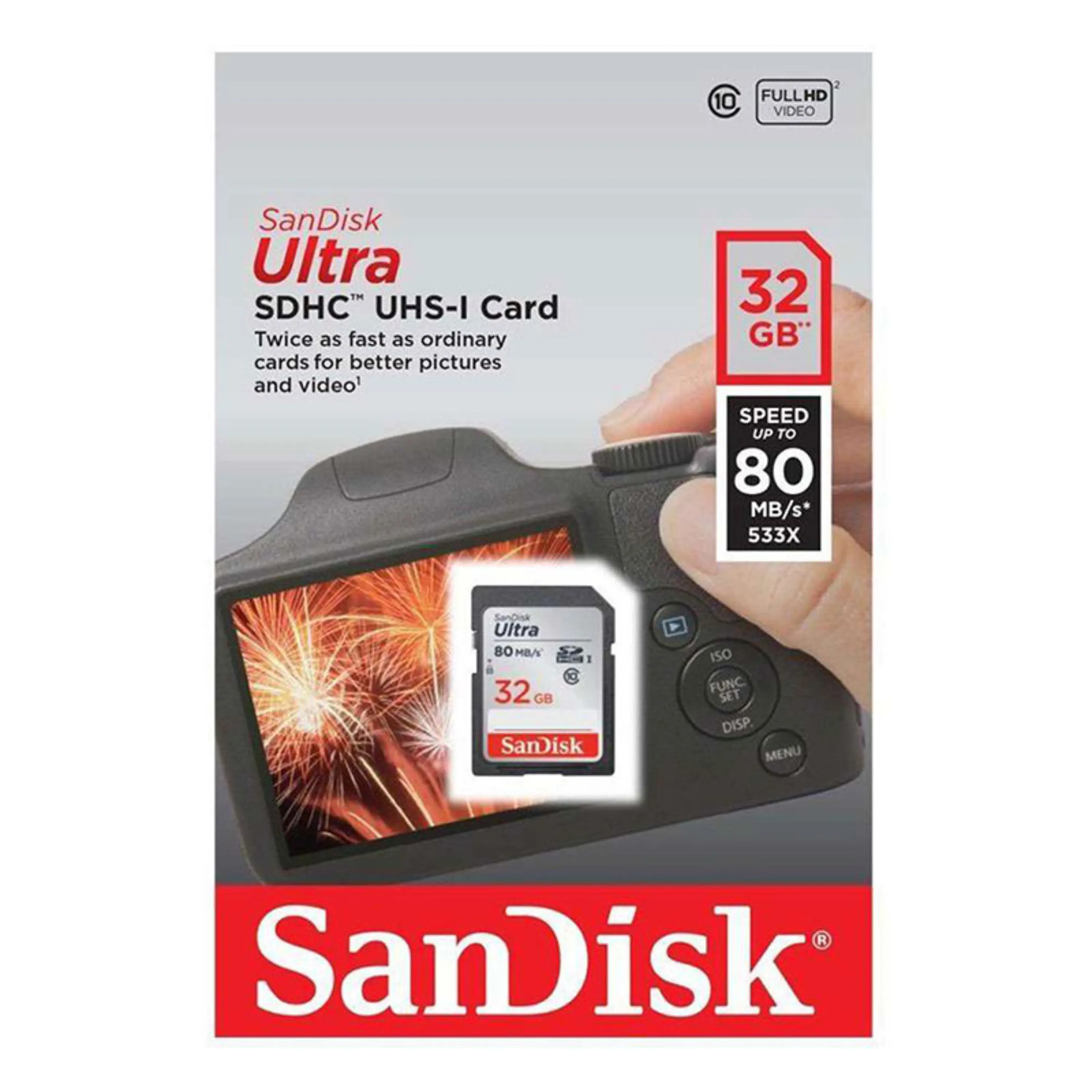 رم SanDisk SD Ultra U1 80MB/s 32GB رم SanDisk SD Ultra U1 80MB/s 32GB