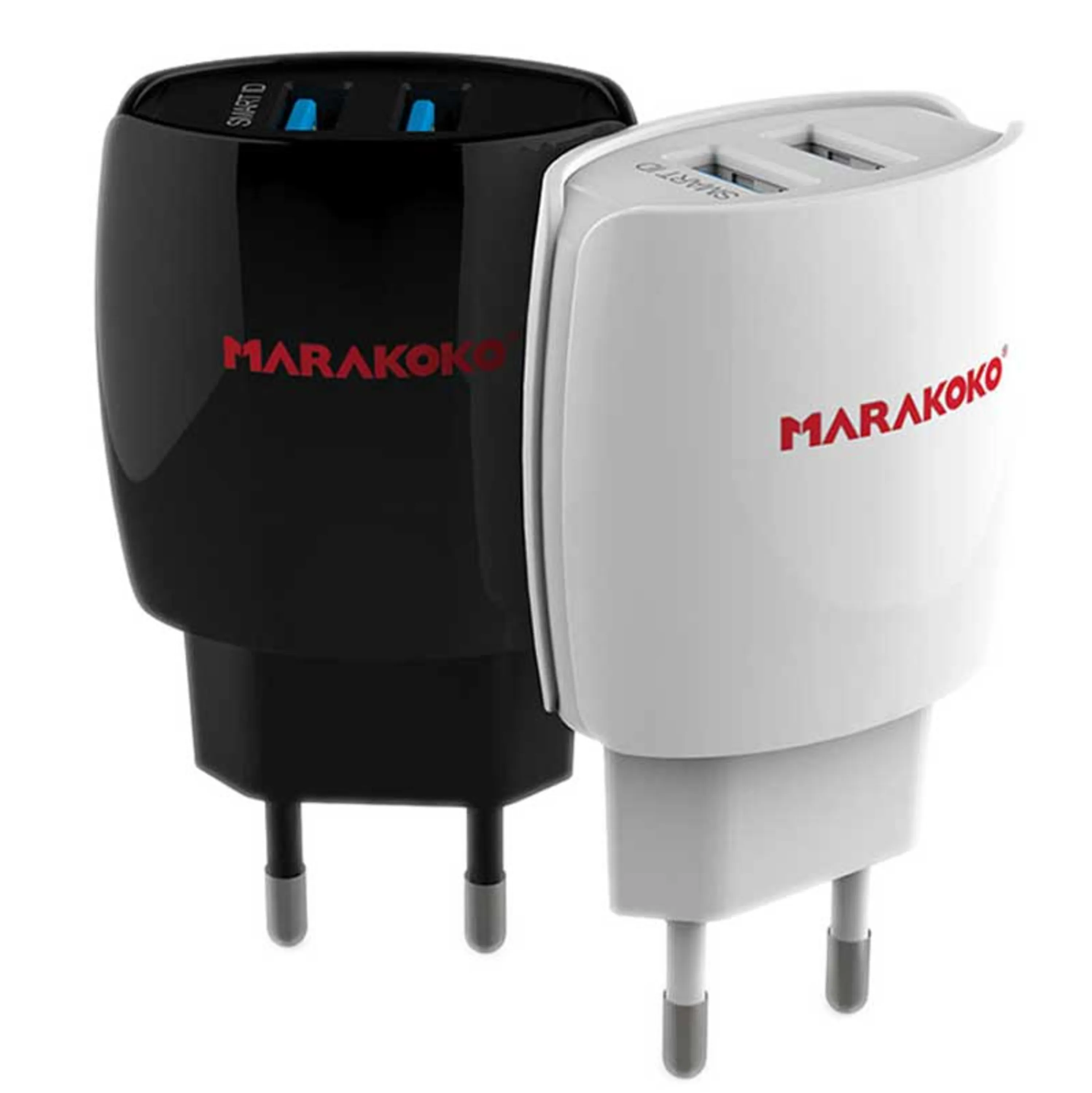 شارژر دیواری Marakoko MA1 2.4A 2Port شارژر دیواری Marakoko MA1 2.4A 2Port