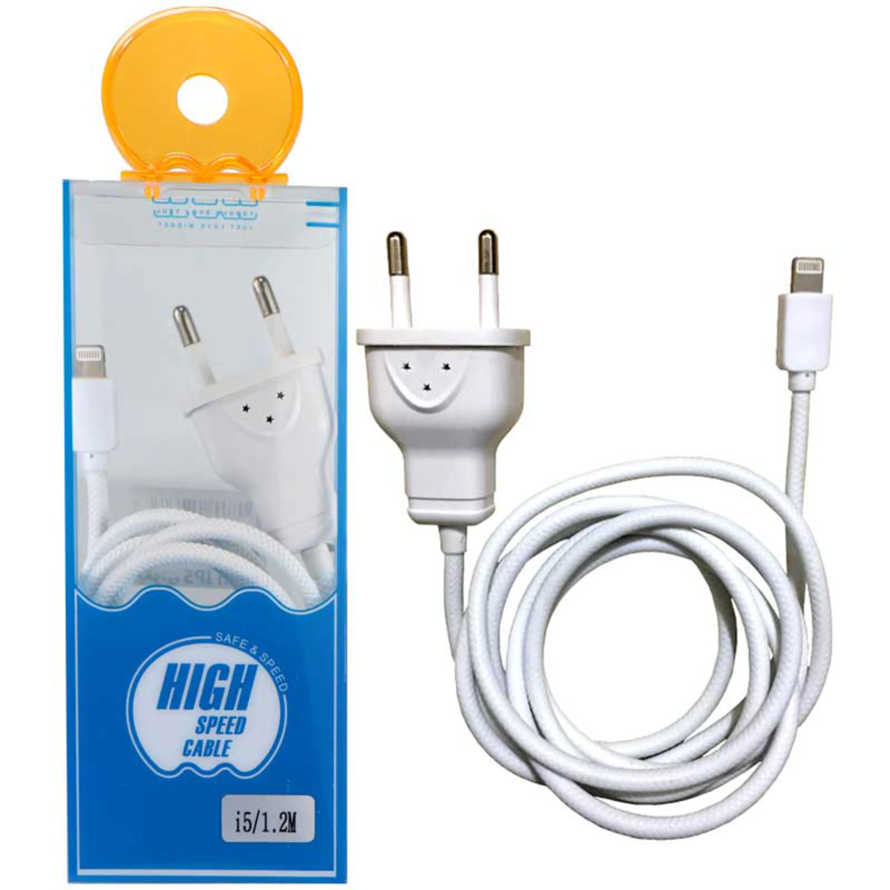 شارژر سیم وصل آیفونی WUW X82 iPhone5 1.2m شارژر سیم وصل آیفونی WUW X82 iPhone5 1.2m