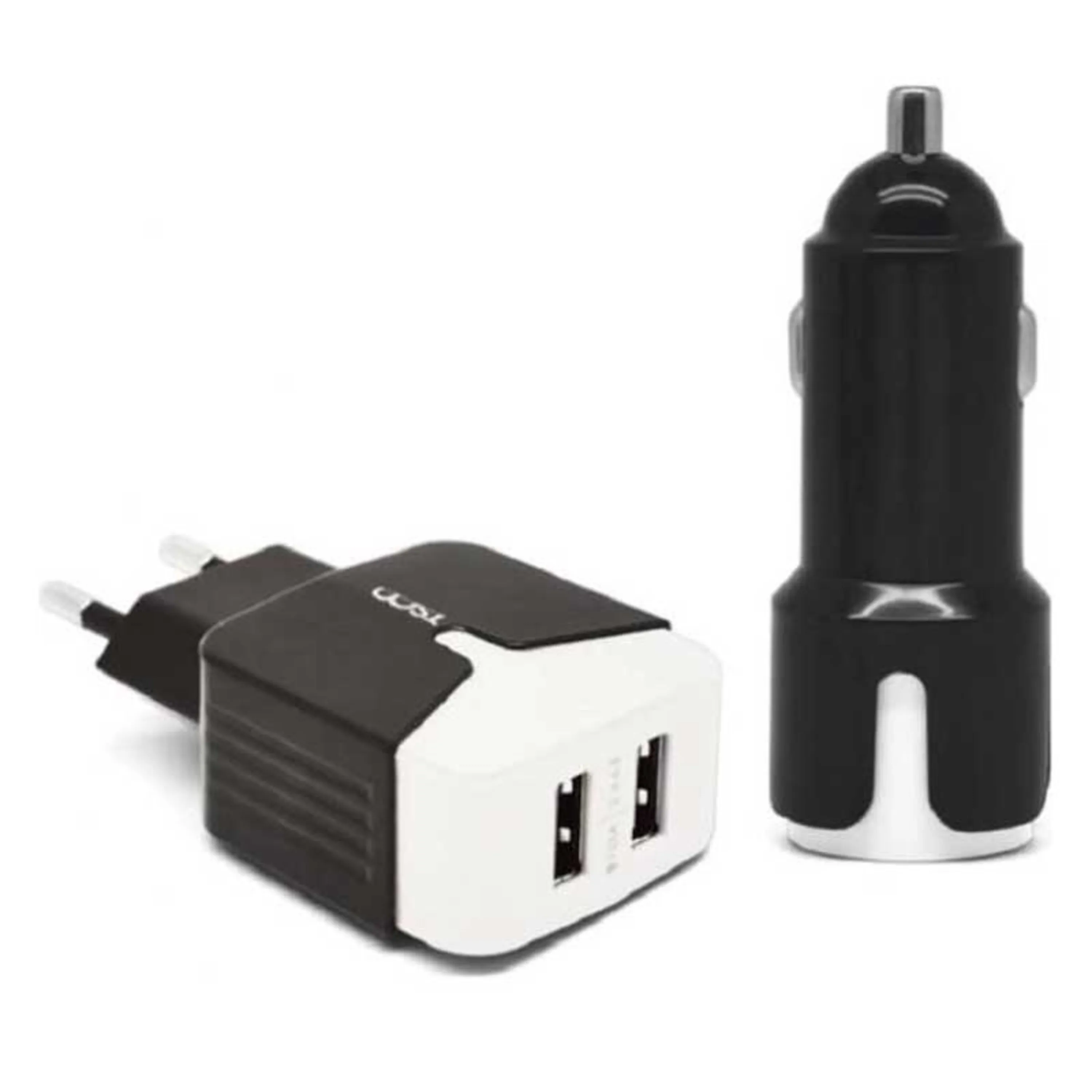 شارژر دیواری + شارژر فندکی TSCO TTC41 + کابل میکرو یو اس بی شارژر دیواری + شارژر فندکی TSCO TTC41 + کابل میکرو یو اس بی