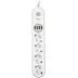 چهار راهی برق TSCO TPS 548U + چهار پورت USB