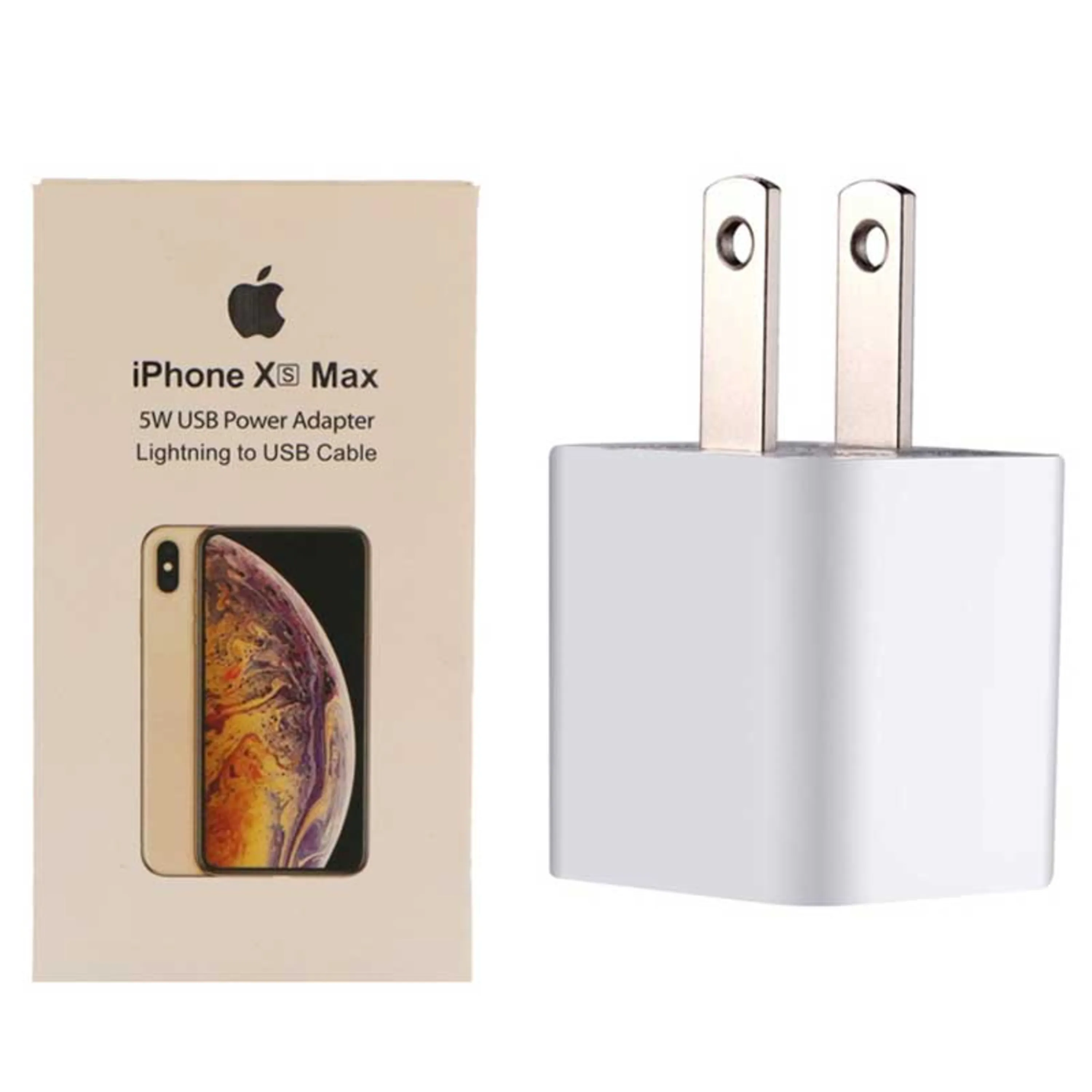 شارژر آیفونی iPhone XS Max + کابل لایتنینگ شارژر آیفونی iPhone XS Max + کابل لایتنینگ