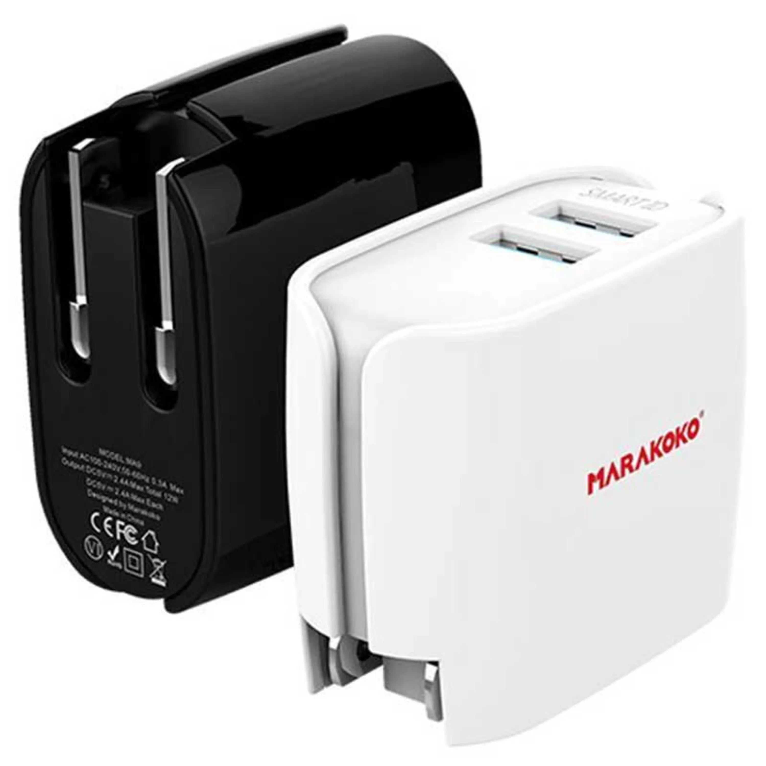 شارژر دیواری Marakoko MA9 2.4A 2Port شارژر دیواری Marakoko MA9 2.4A 2Port