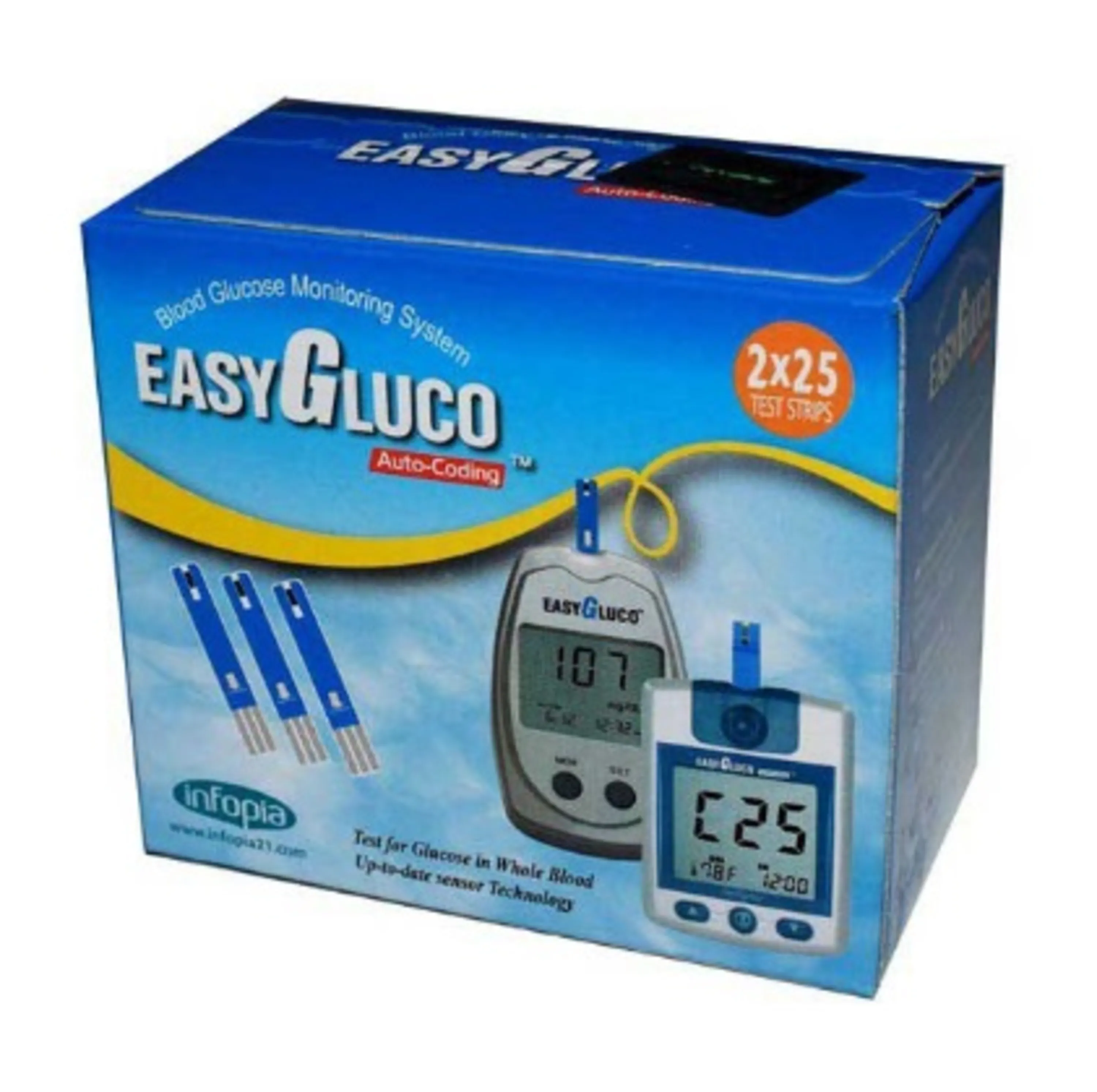 نوار تست قند خون ایزی گلوکو EASY GLUCO TEST STRIP نوار تست قند خون ایزی گلوکو EASY GLUCO TEST STRIP