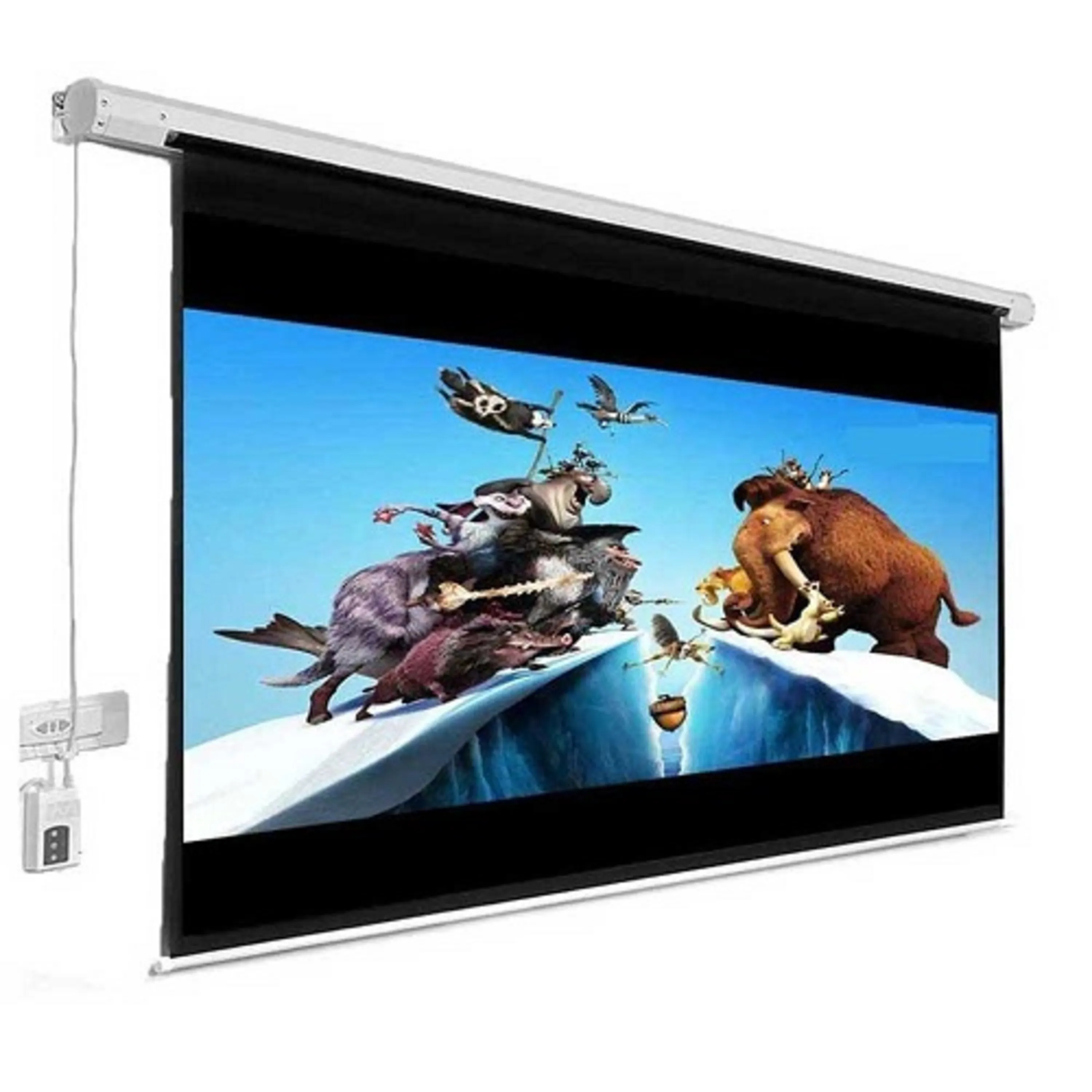 پرده نمایش برقی ویدیو پروژکتور 200 * 200 پرده نمایش برقی ویدیو پروژکتور 200 * 200