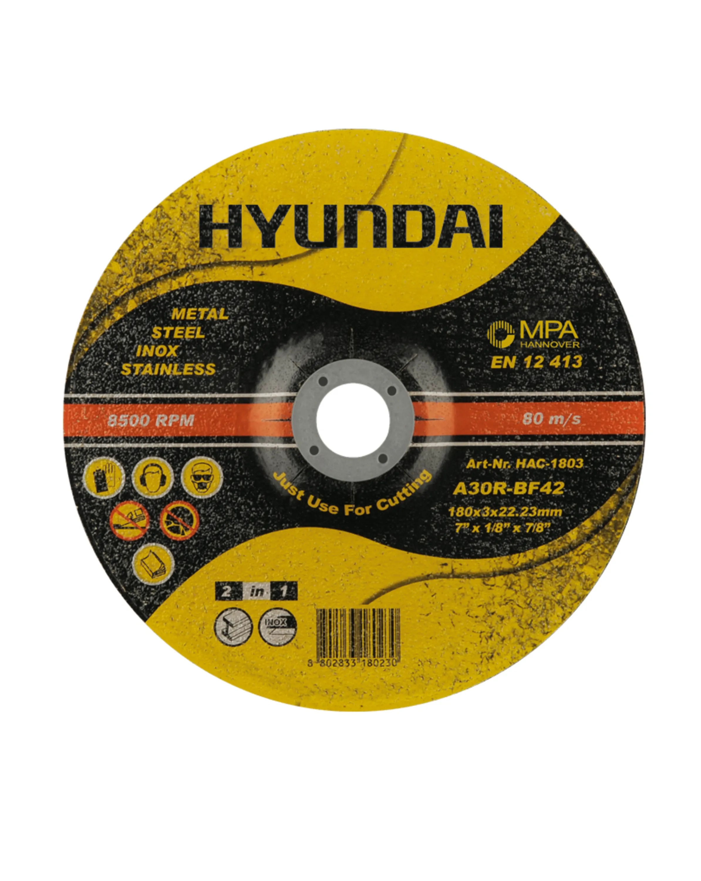 سنگ برش 2 کاره 3*180 هیوندای HAC-1803 سنگ برش 2 کاره 3*180 هیوندای HAC-1803