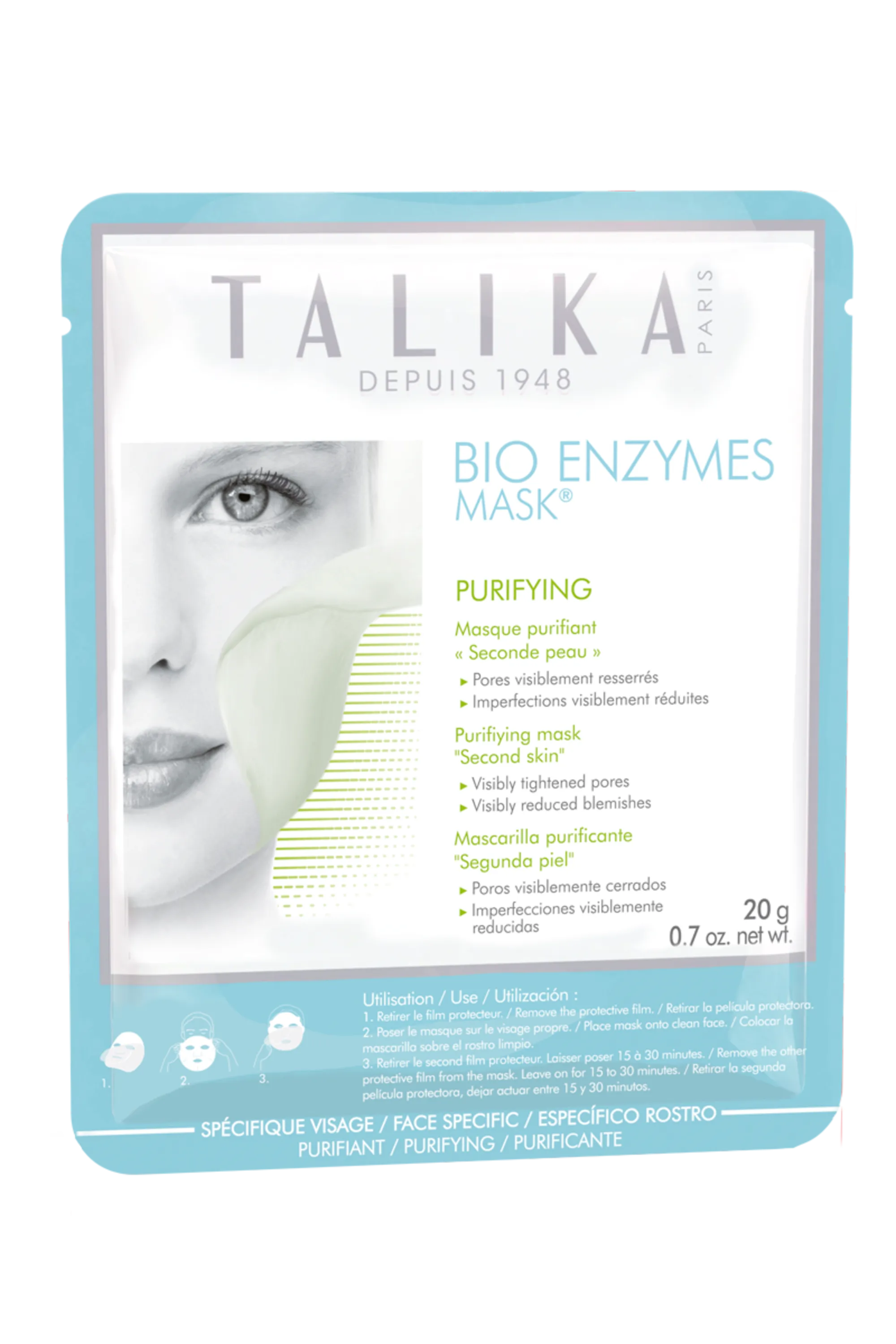 ماسک بایو آنزیم کنترل کننده چربی پوست تالیکا ماسک بایو آنزیم کنترل کننده چربی پوست تالیکا