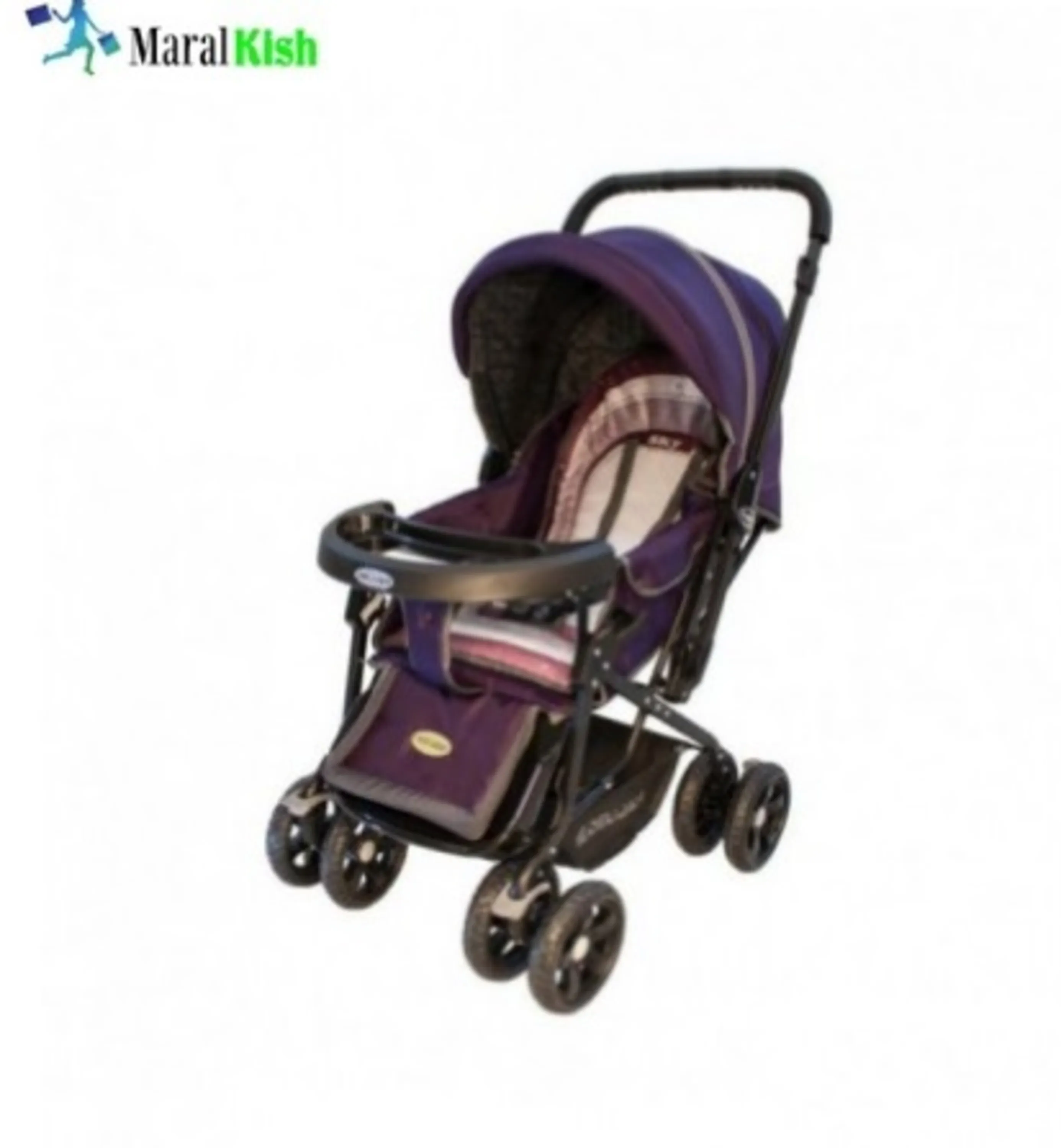 کالسکه دلیجان مدل 130 طرح sky بادمجانی کالسکه دلیجان مدل 130 طرح sky بادمجانی