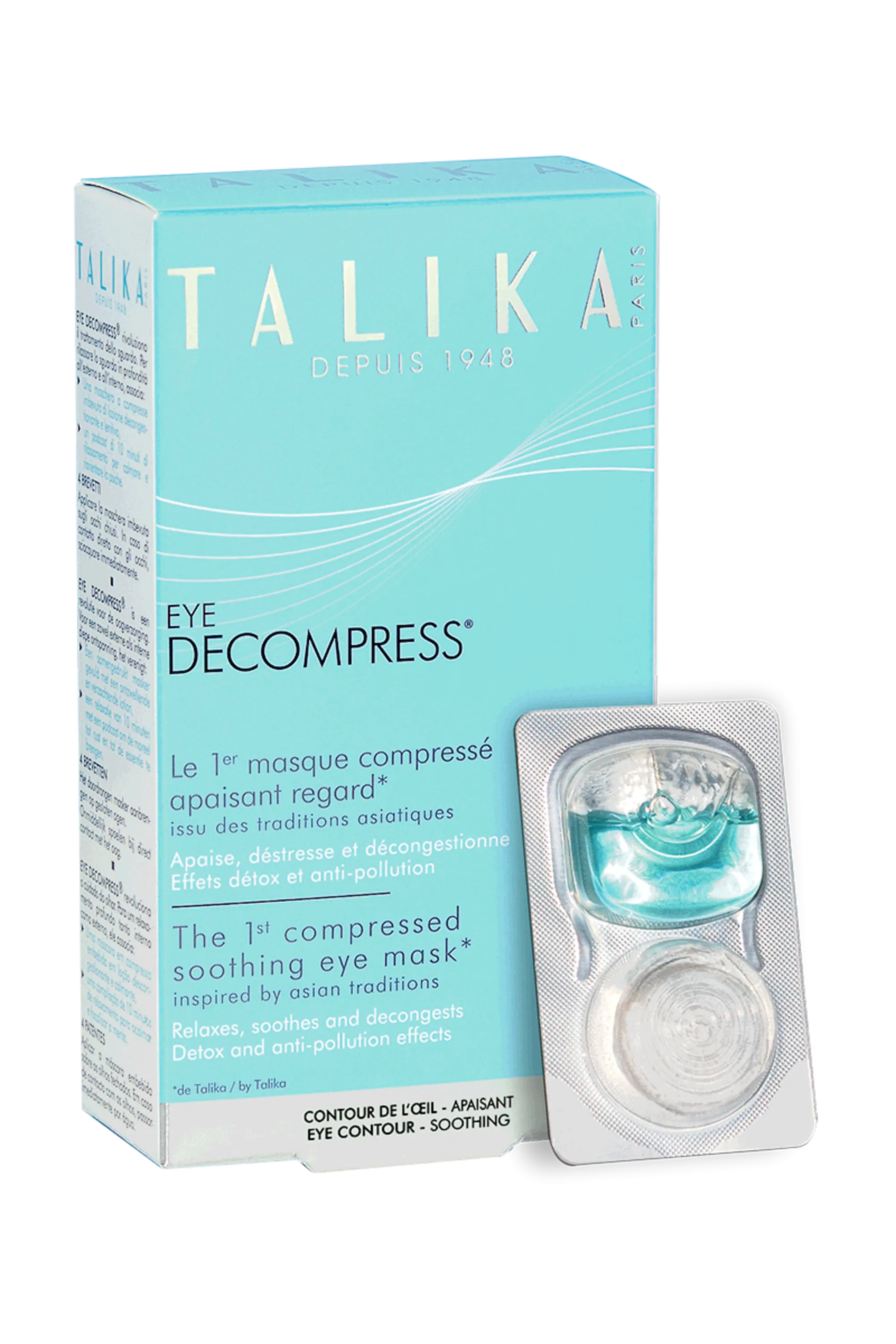 ماسک دور چشم آی دکمپرس تالیکا ماسک دور چشم آی دکمپرس تالیکا