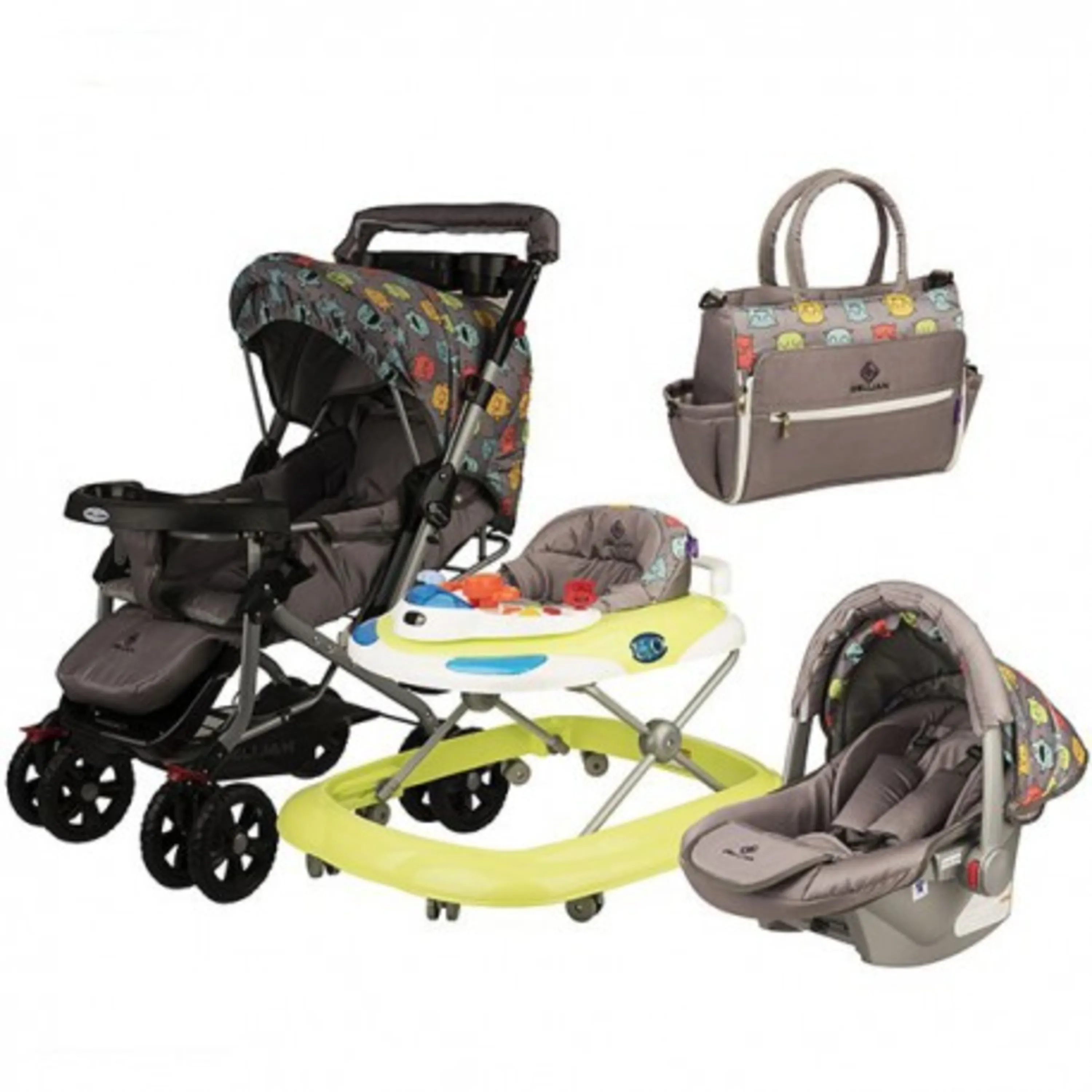 ست کالسکه 4 تیکه مدل شیطونک دلیجان