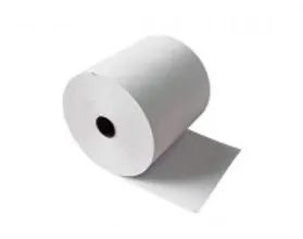 رول کاغذ حرارتی 8 سانتی متری چاپ آبی 45 متری 