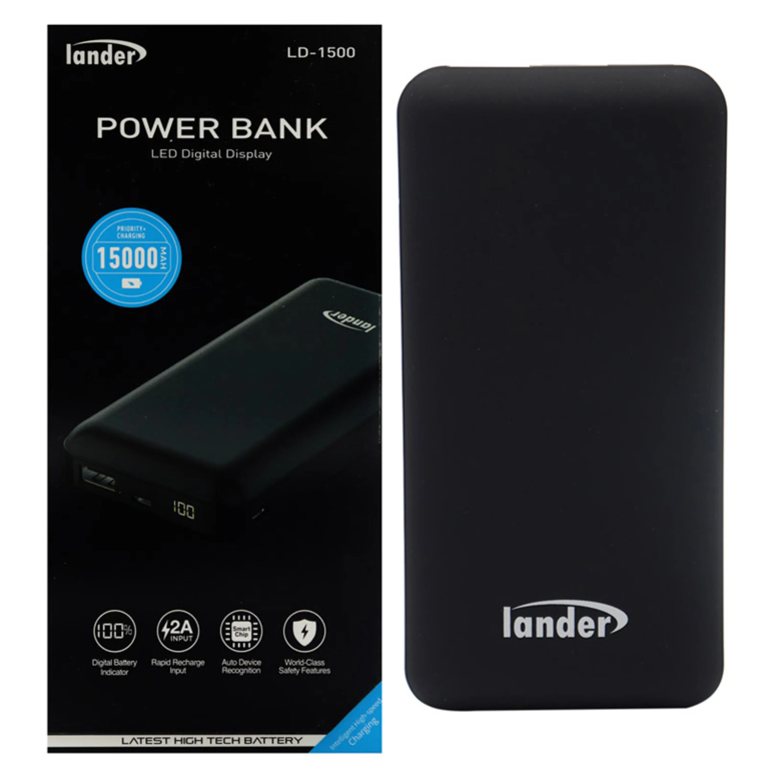 پاوربانک 15000 لندر Lander LD-1500 پاوربانک 15000 لندر Lander LD-1500
