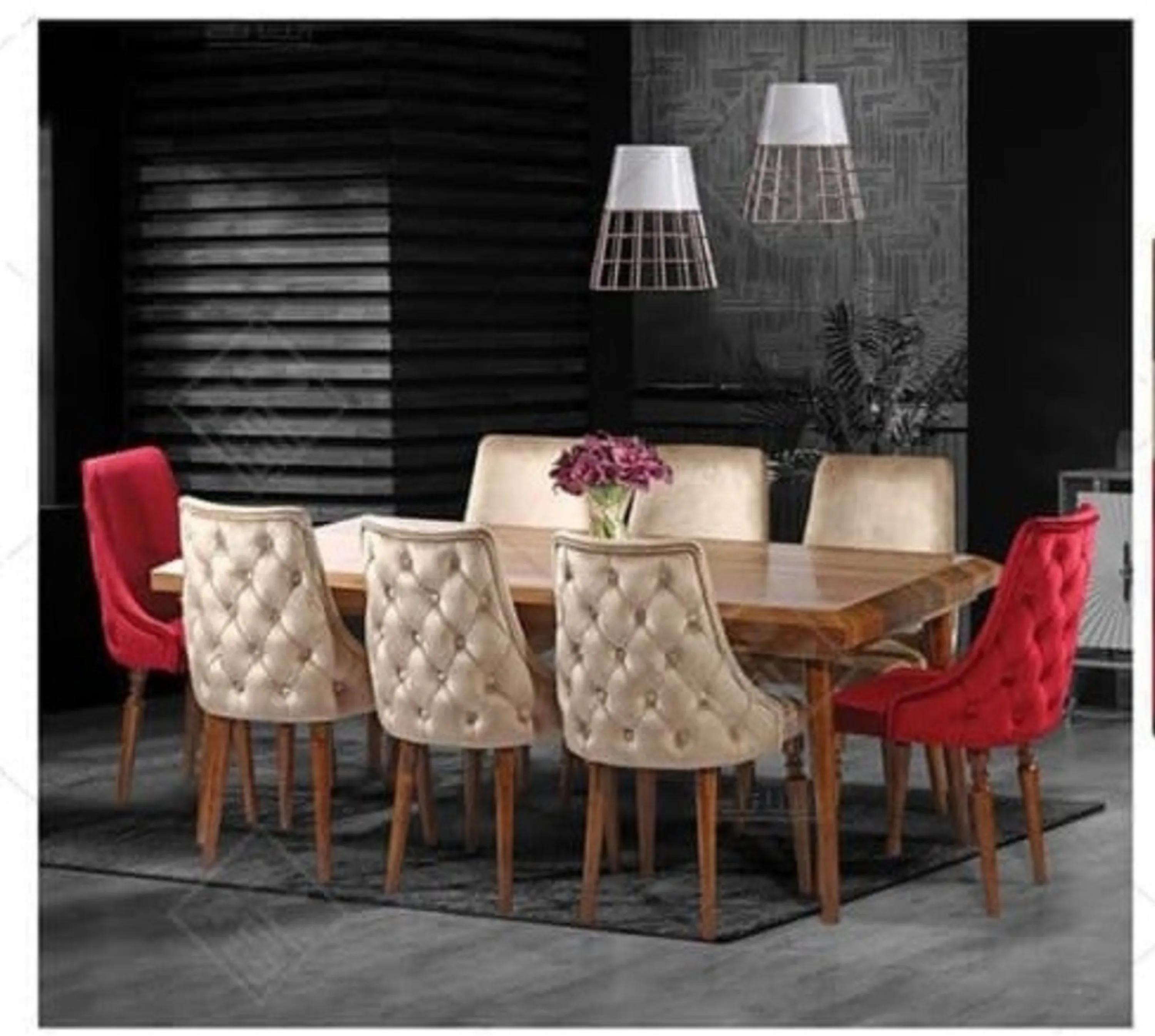 میز و صندلی ناهار خوری لیما 6 نفره میز و صندلی ناهار خوری لیما 6 نفره