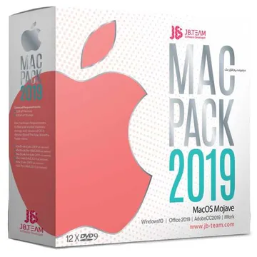 پک نرم افزاری مک 2019 JB MAC PACK 12DVD9