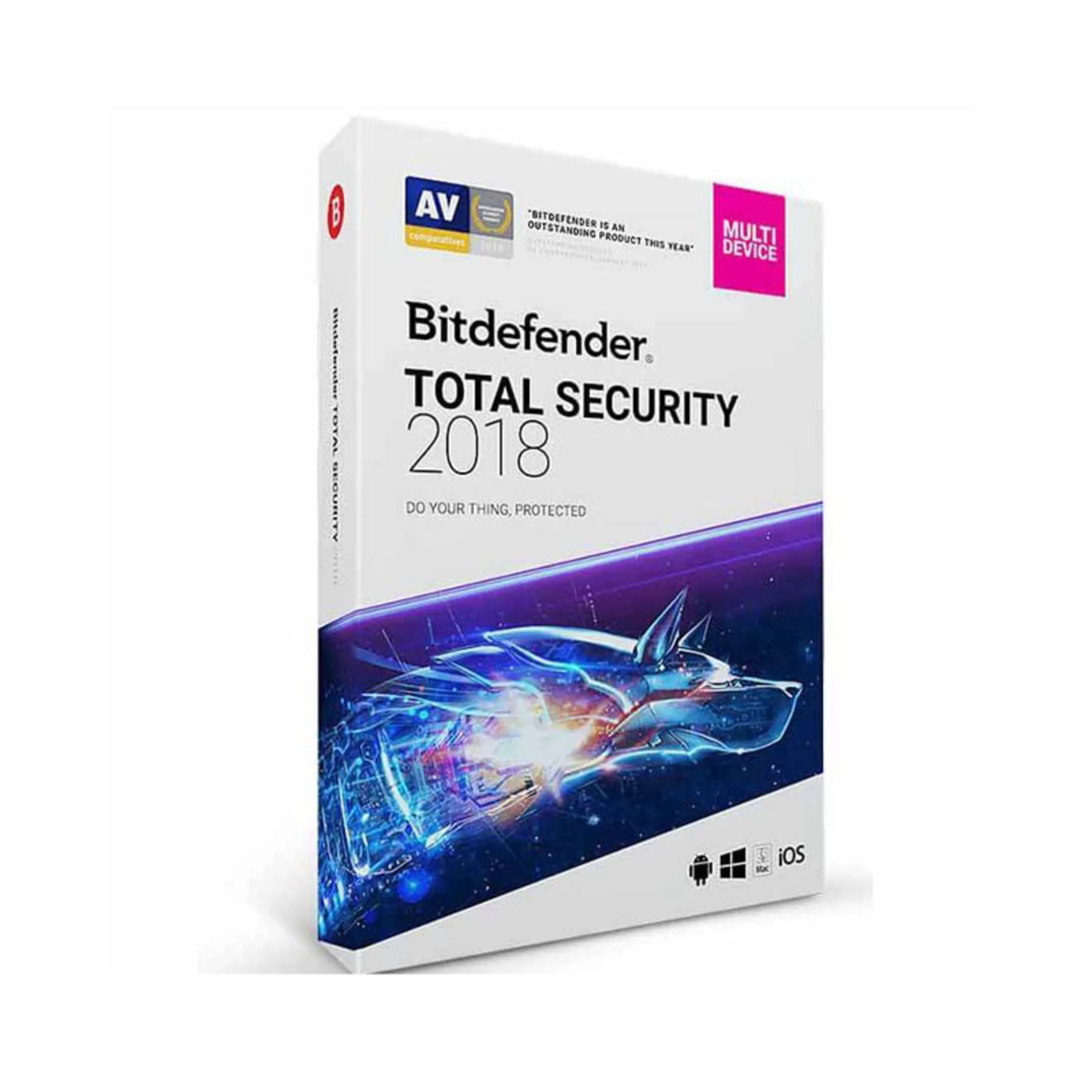آنتی ویروس اورجینال Bitdefender Total Security Antivirus Software 2018 3 User
