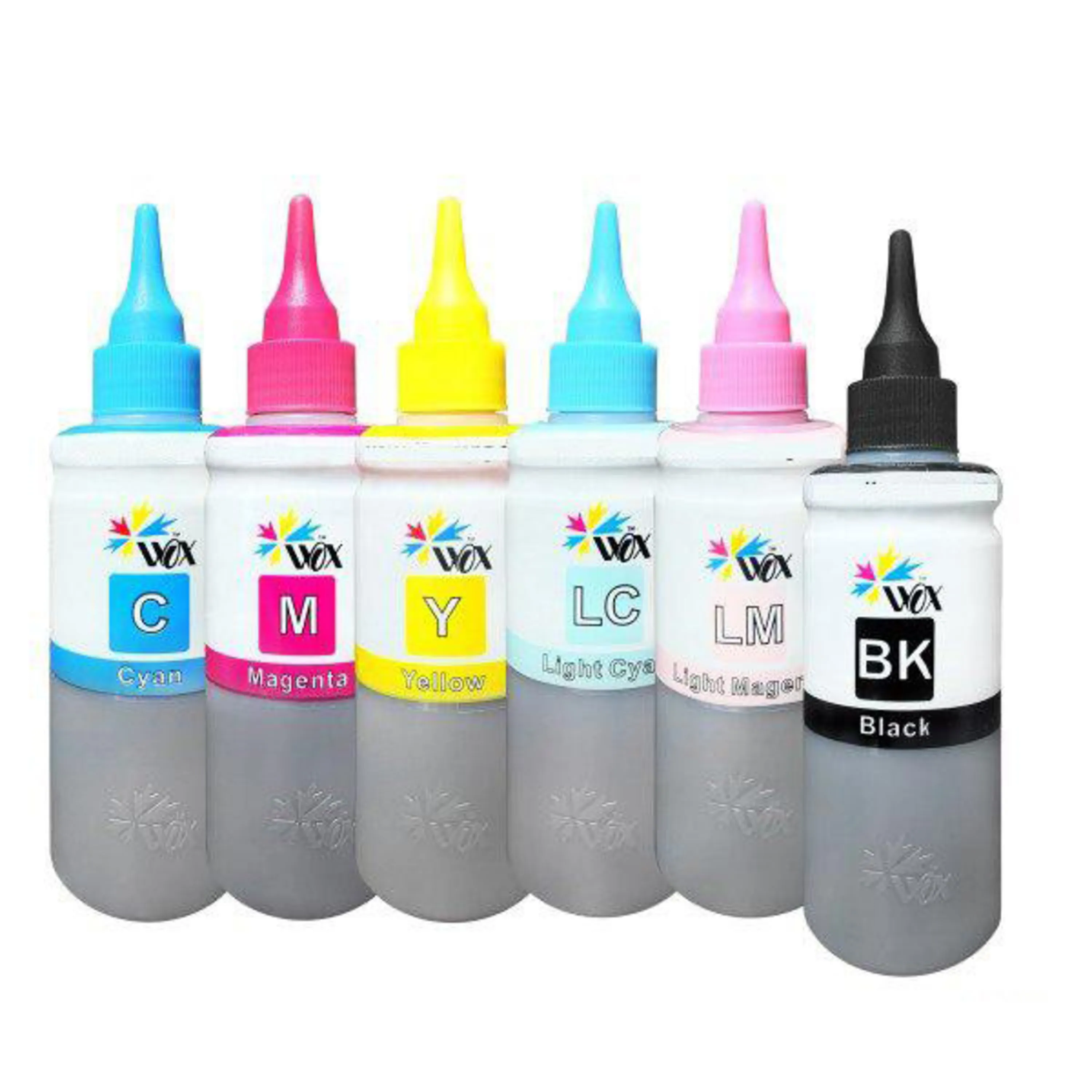 جوهر رنگی پرینتر 100 سی سی پک شش رنگ جوهر رنگی پرینتر 100 سی سی پک شش رنگ