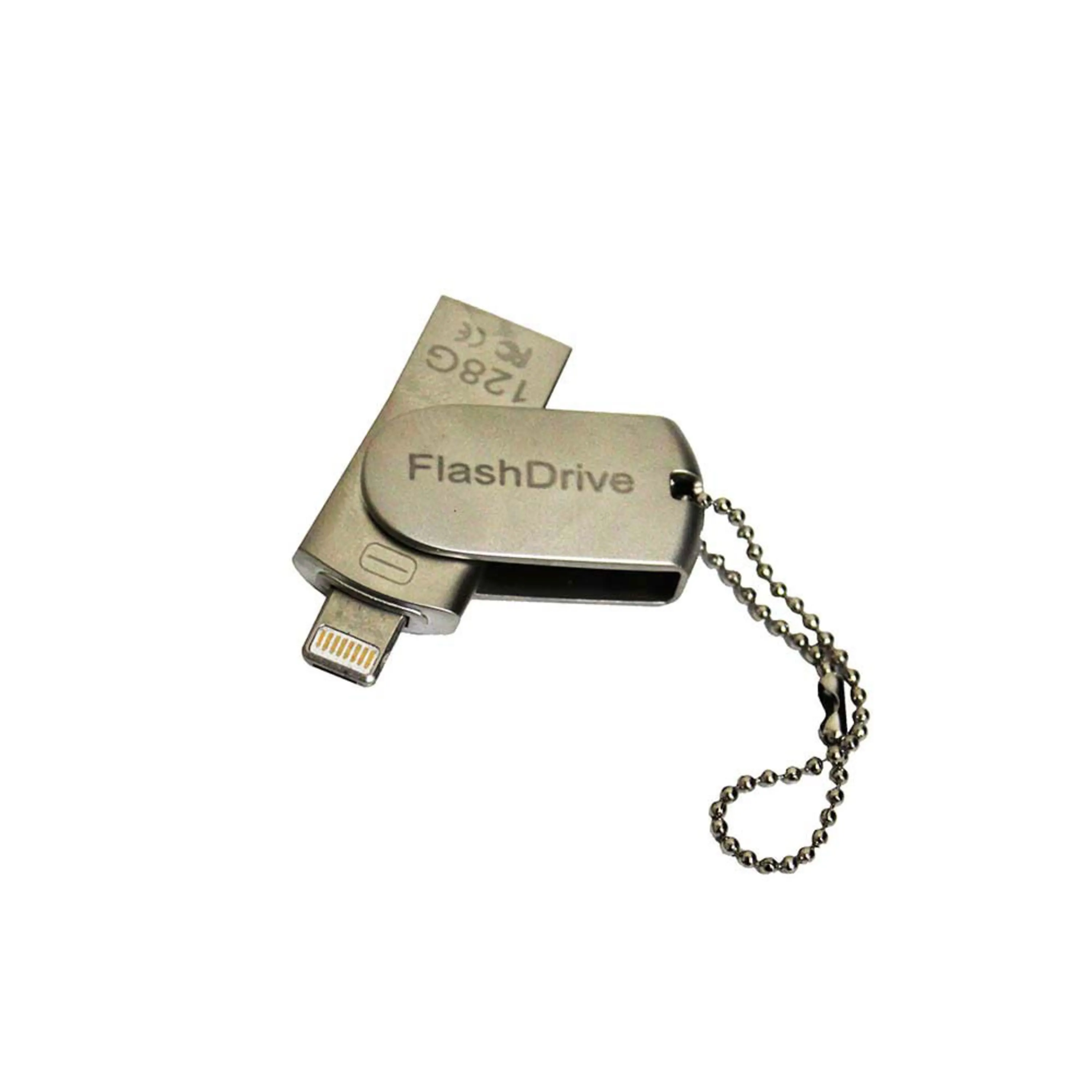 فلش مموری چرخشی آیفونی FlashDrive OTG 128GB فلش مموری چرخشی آیفونی FlashDrive OTG 128GB