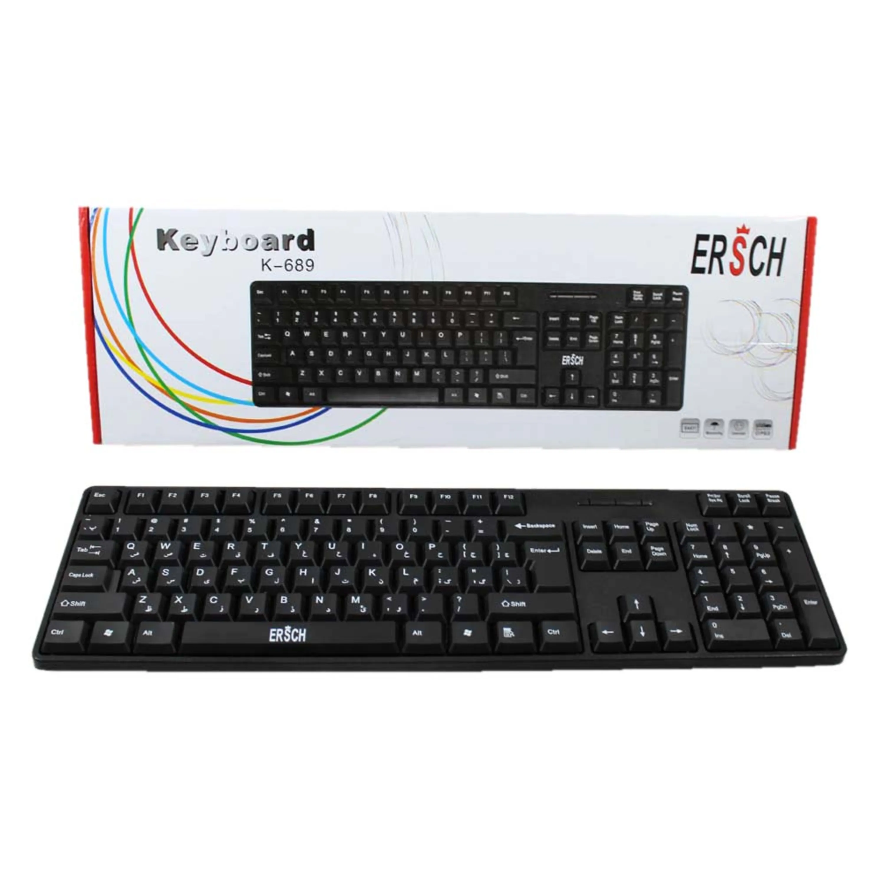 کیبورد ERSCH K-689 کیبورد ERSCH K-689