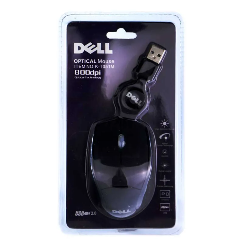 موس سیم جمع مینی DELL K-T051M
