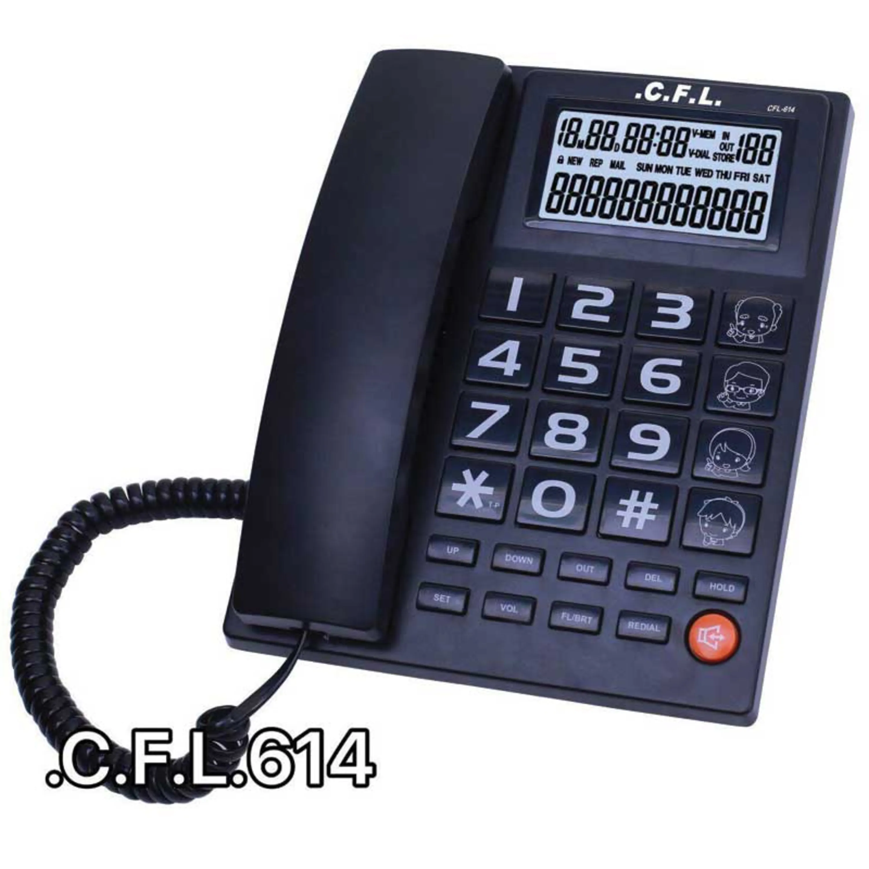 تلفن رومیزی C.F.L.614. تلفن رومیزی C.F.L.614.
