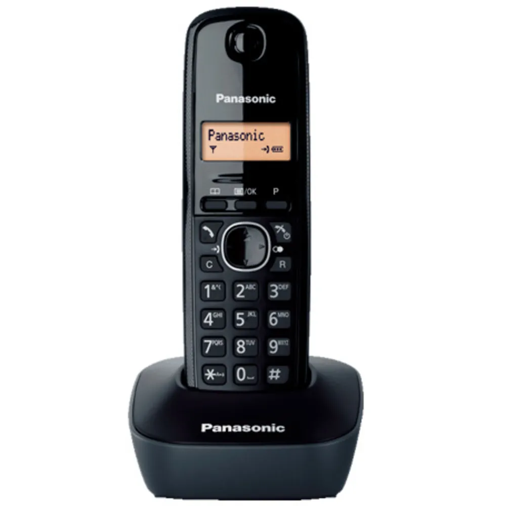 تلفن بی سیم Panasonic KX-TG1611 مشکی + گارانتی