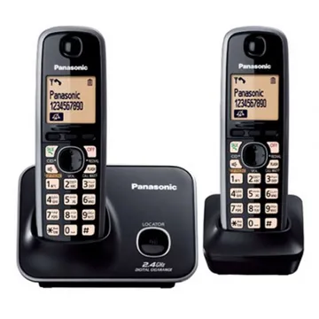 تلفن بی سیم دو گوشی Panasonic KX-TG3712BX + گارانتی