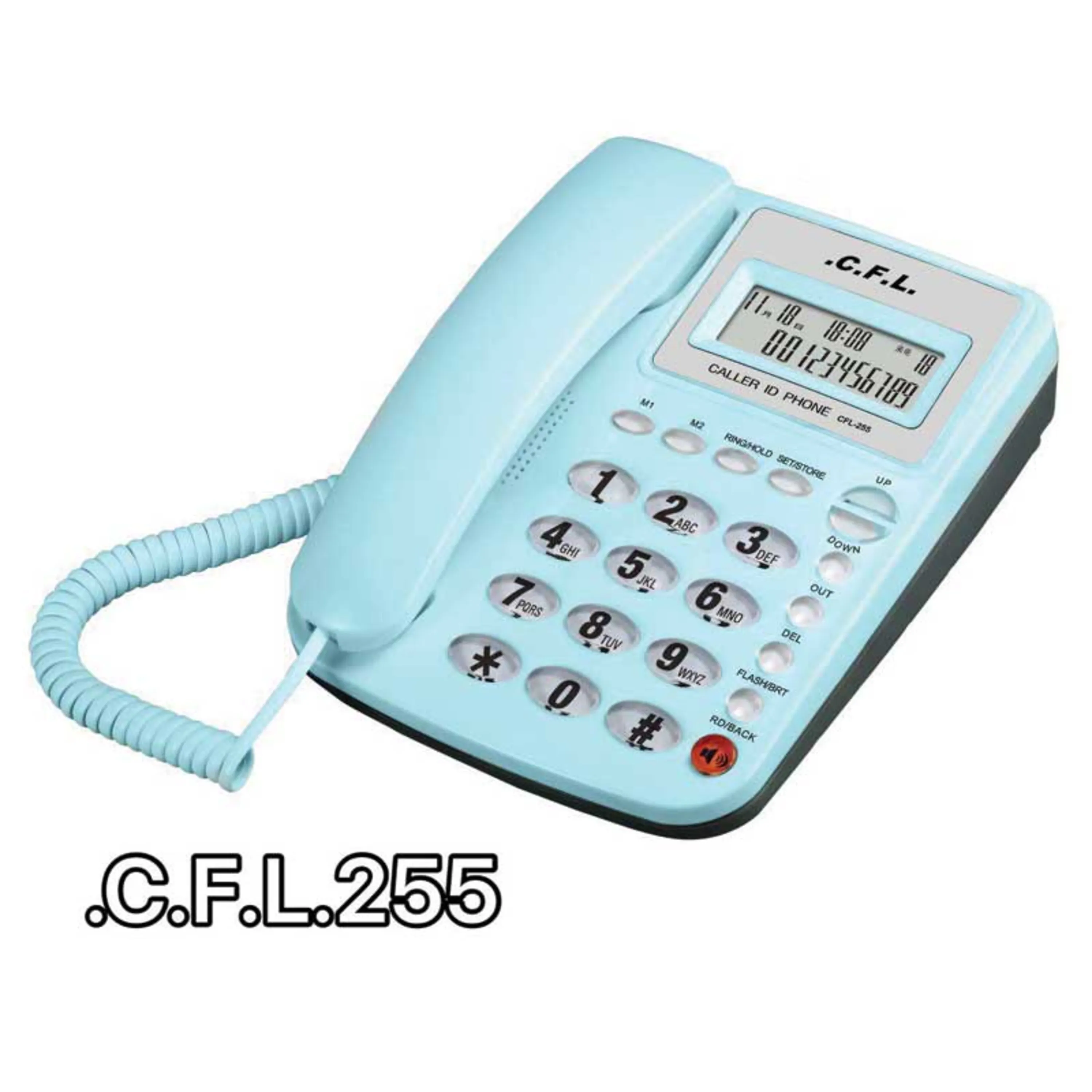 تلفن رومیزی C.F.L.255. آبی تلفن رومیزی C.F.L.255. آبی