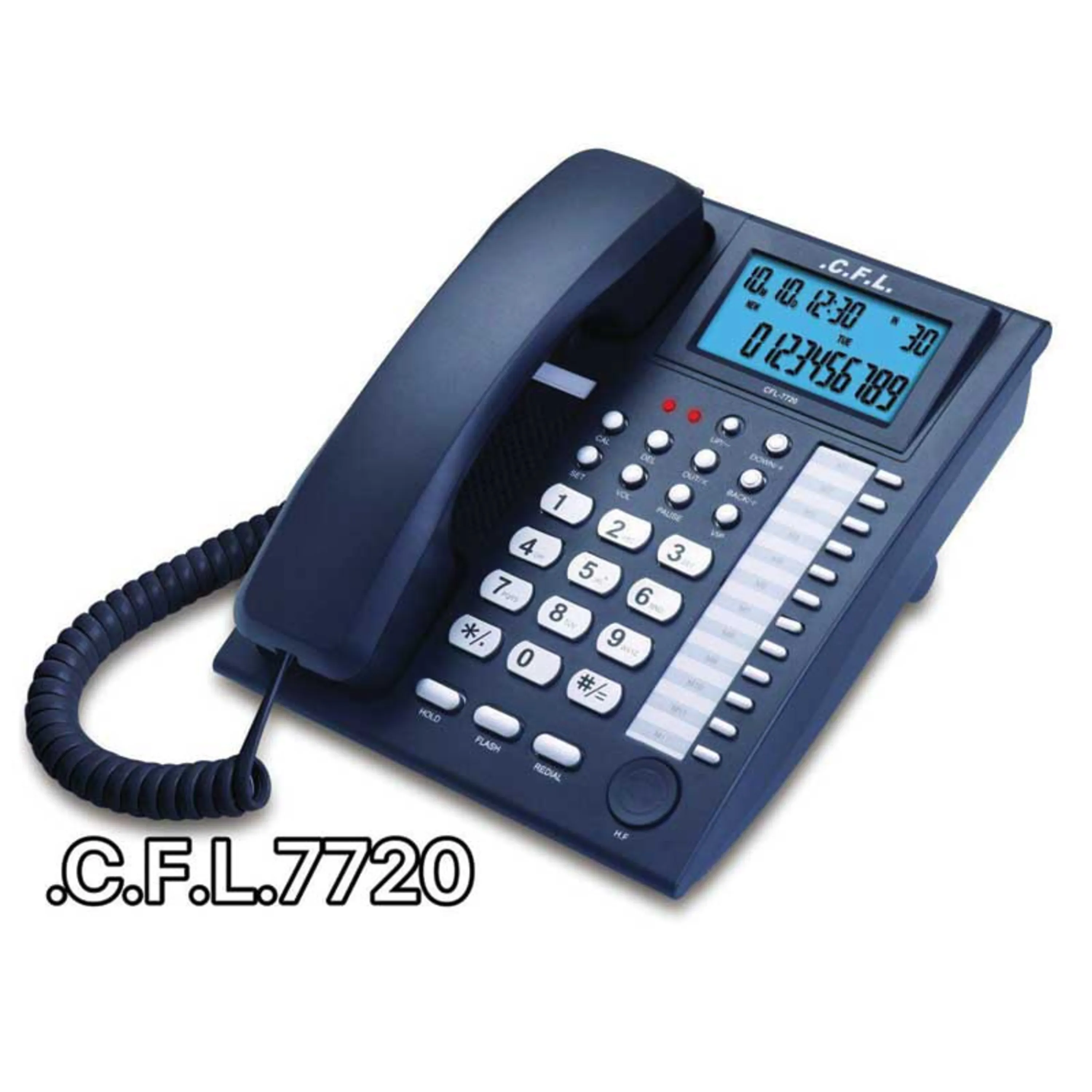 تلفن رومیزی C.F.L.7720 سرمه ای تلفن رومیزی C.F.L.7720 سرمه ای