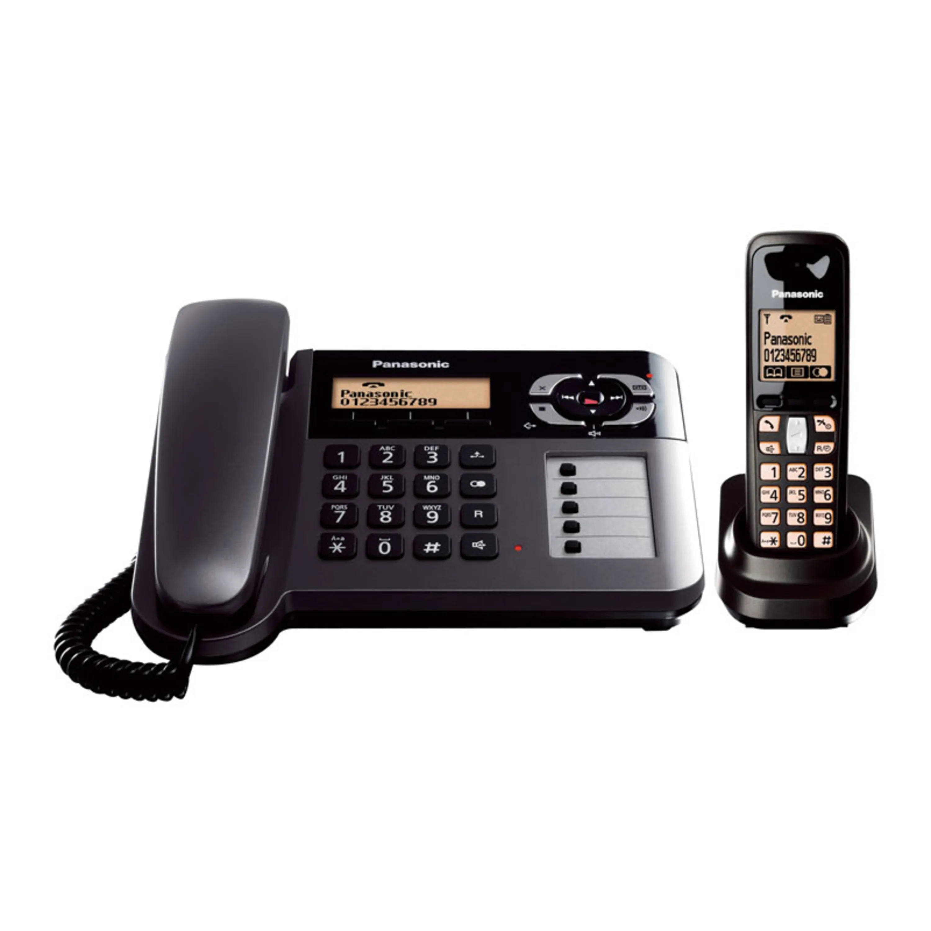 تلفن Panasonic KX-TG6461BX + گوشی بیسیم +گارانتی تلفن Panasonic KX-TG6461BX + گوشی بیسیم +گارانتی