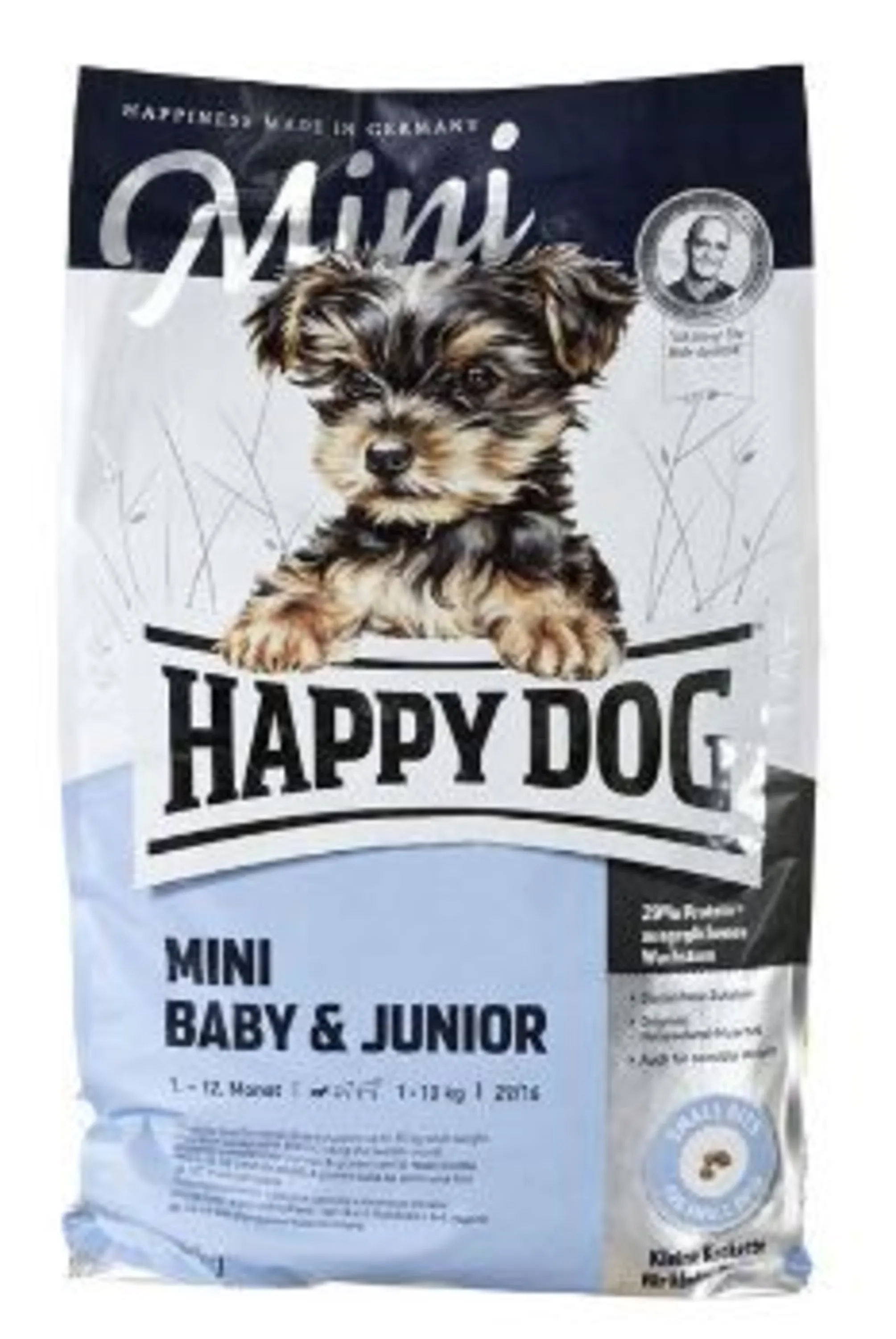 غذای خشک سگ هپی داگ Mini baby & junior وزن 8 کیلوگرم غذای خشک سگ هپی داگ Mini baby & junior وزن 8 کیلوگرم