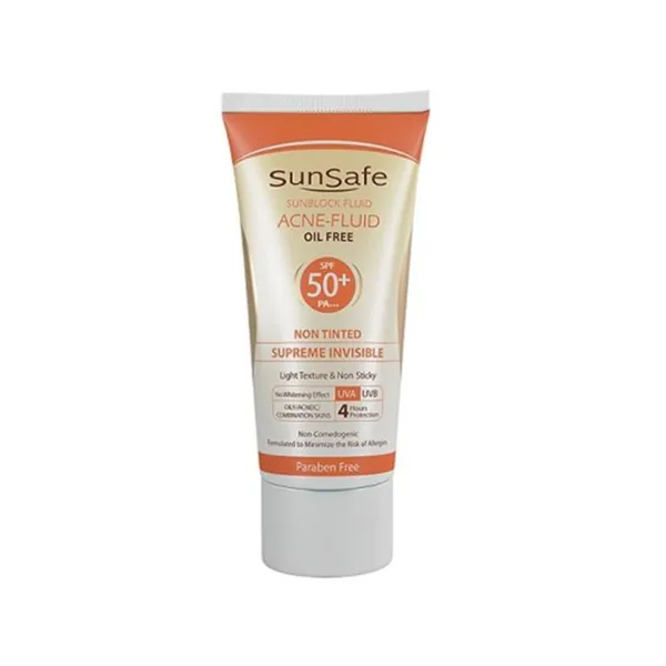 فلوئید ضد آفتاب با SPF50 فاقد چربی SunSafe