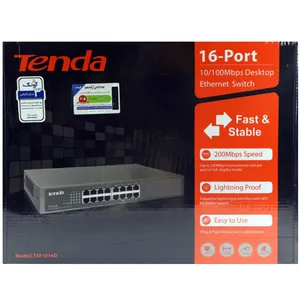 سوییچ 16 پورت Tenda TEF1016D Ethernet Desktop