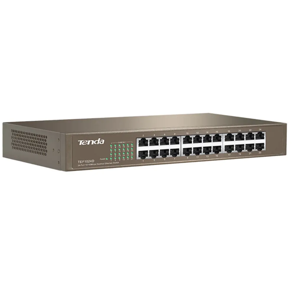 سوییچ 24 پورت Tenda TEF1024D Ethernet Desktop