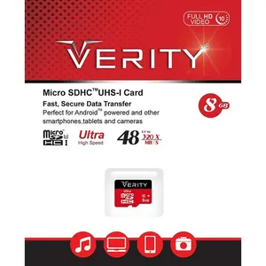 رم میکرو 8 گیگ وریتی Verity Micro U1 48MB/s بدون خشاب
