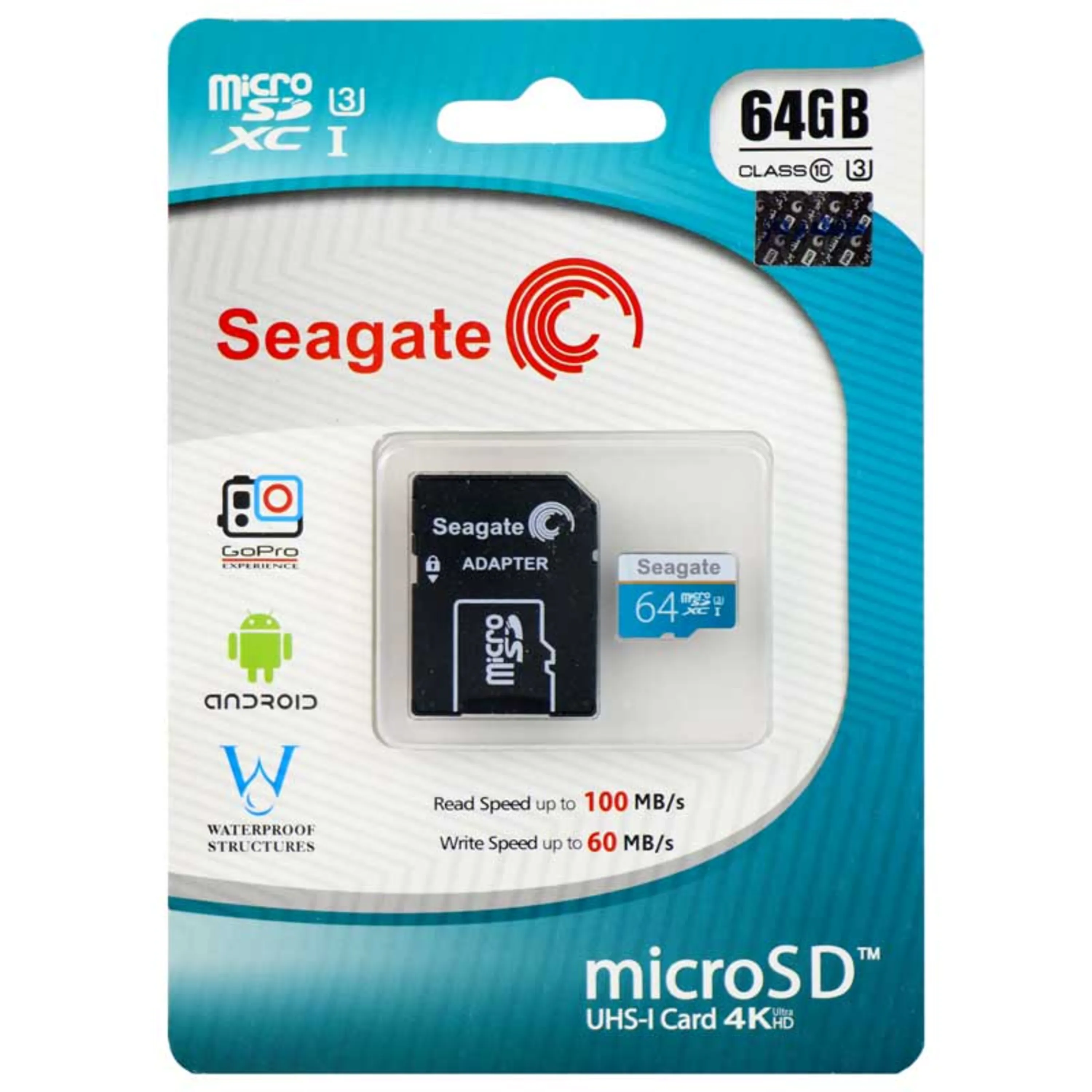رم میکرو 64 گیگ سیگیت Seagate U3 100MB/s رم میکرو 64 گیگ سیگیت Seagate U3 100MB/s