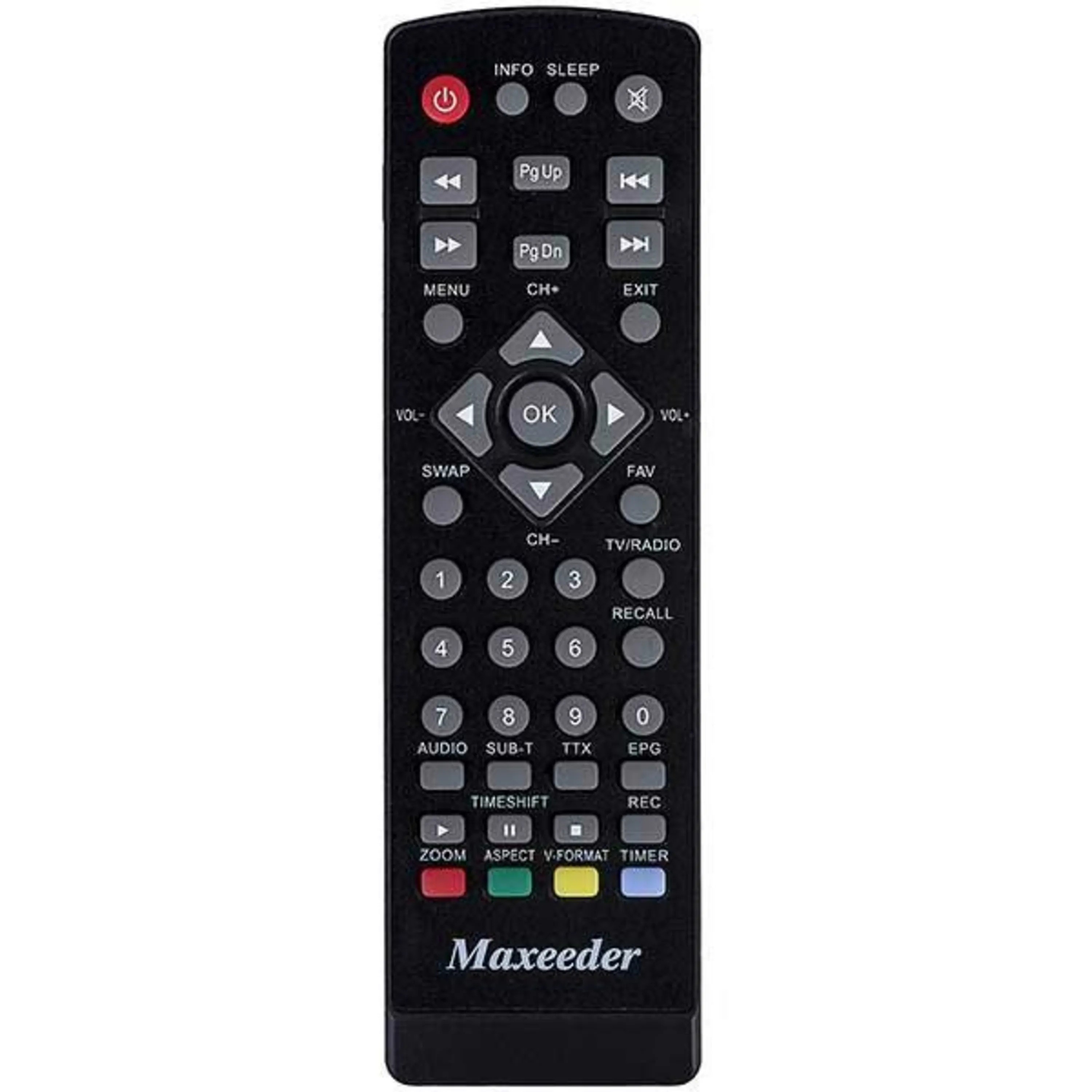 کنترل گیرنده دیجیتال مکسیدر Maxeeder MX-1 اصلی کنترل گیرنده دیجیتال مکسیدر Maxeeder MX-1 اصلی