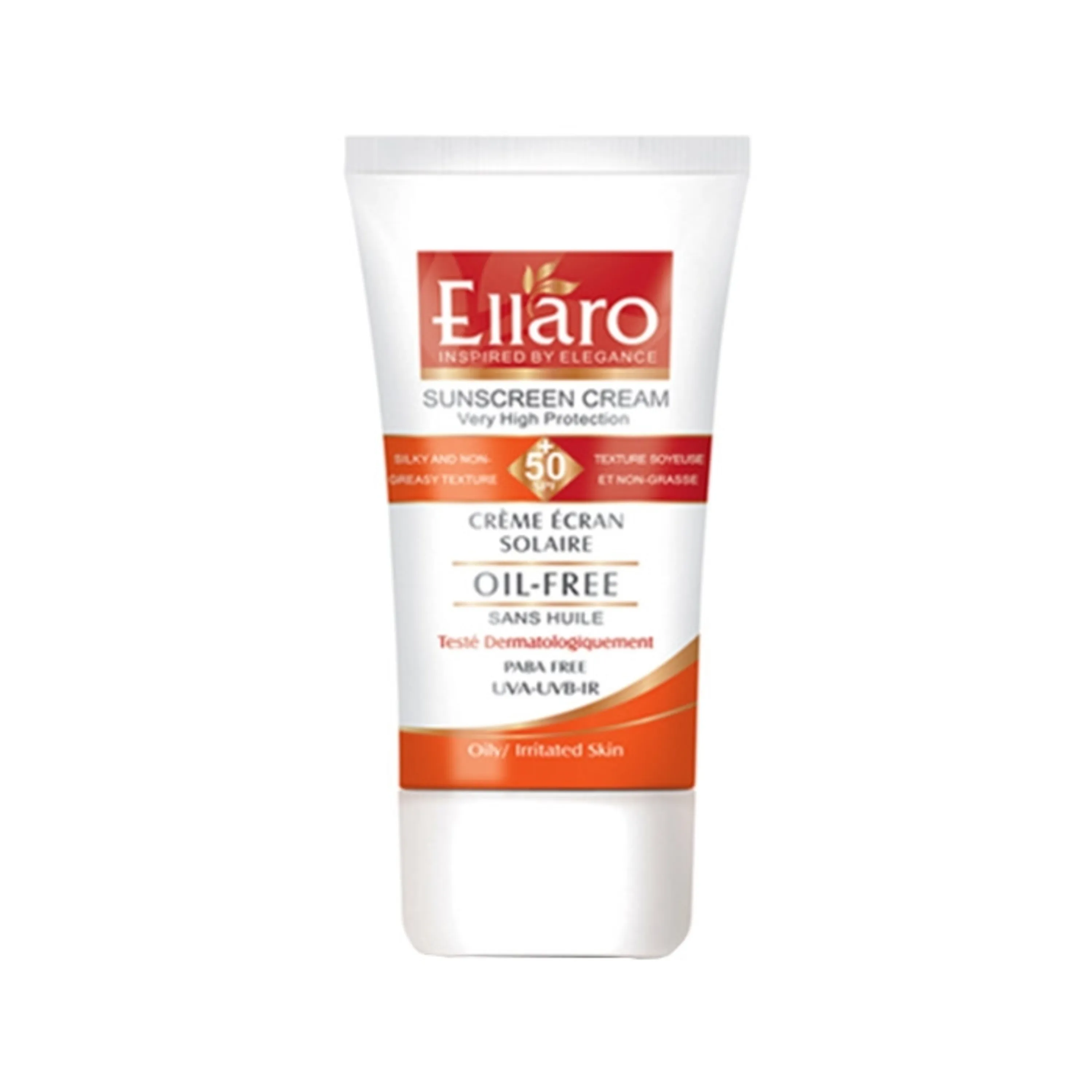 ضد آفتاب فاقد چربی +Ellaro SPF 50