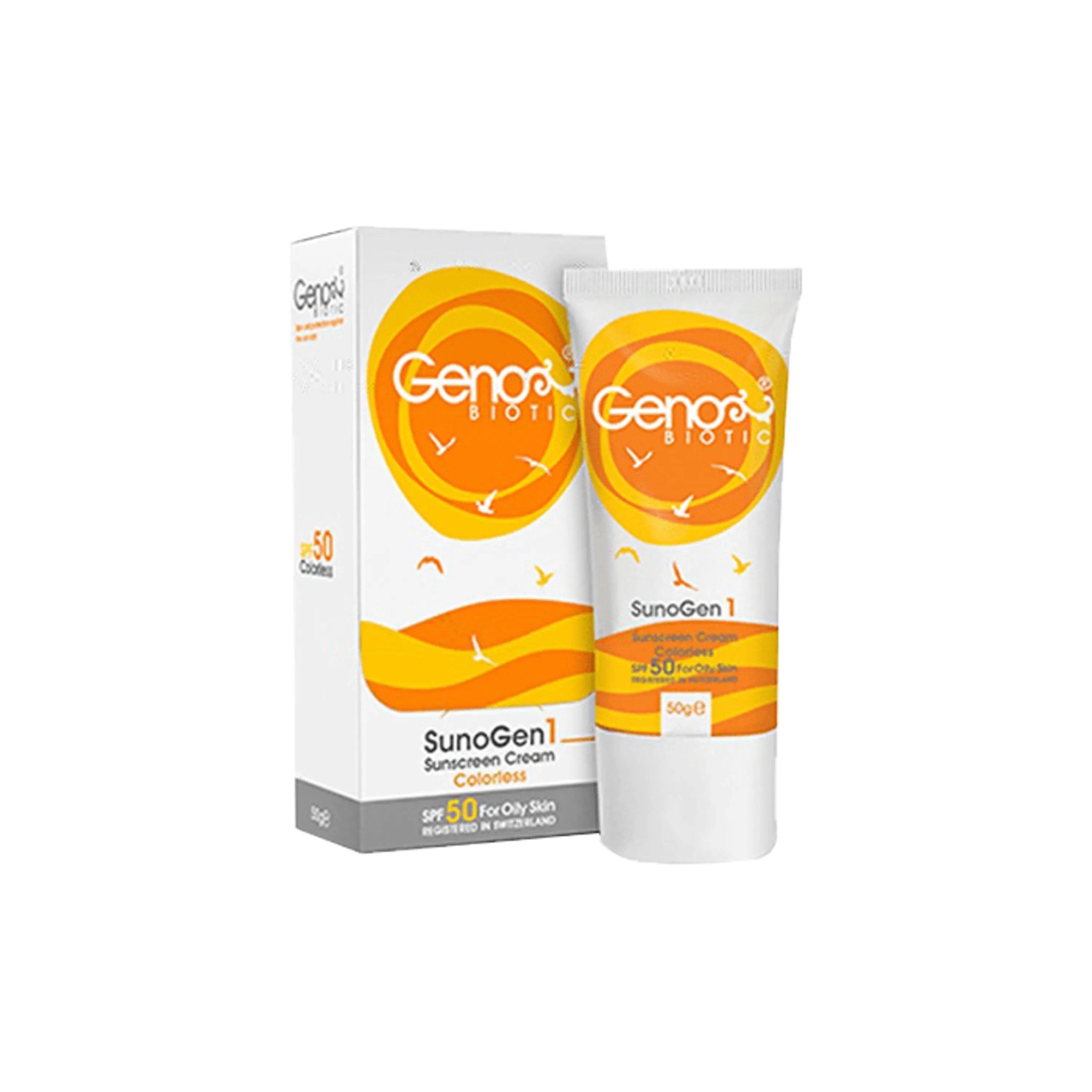 کرم ضد آفتاب مخصوص پوست چرب Geno Biotic کرم ضد آفتاب مخصوص پوست چرب Geno Biotic