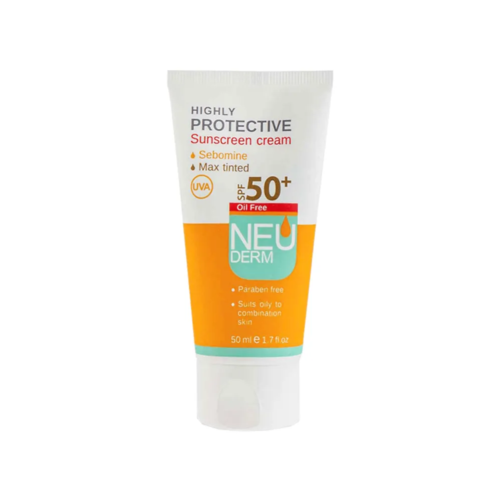 کرم ضد آفتاب فاقد چربی هایلی پروتکتیو 50 NEUDERM SPF